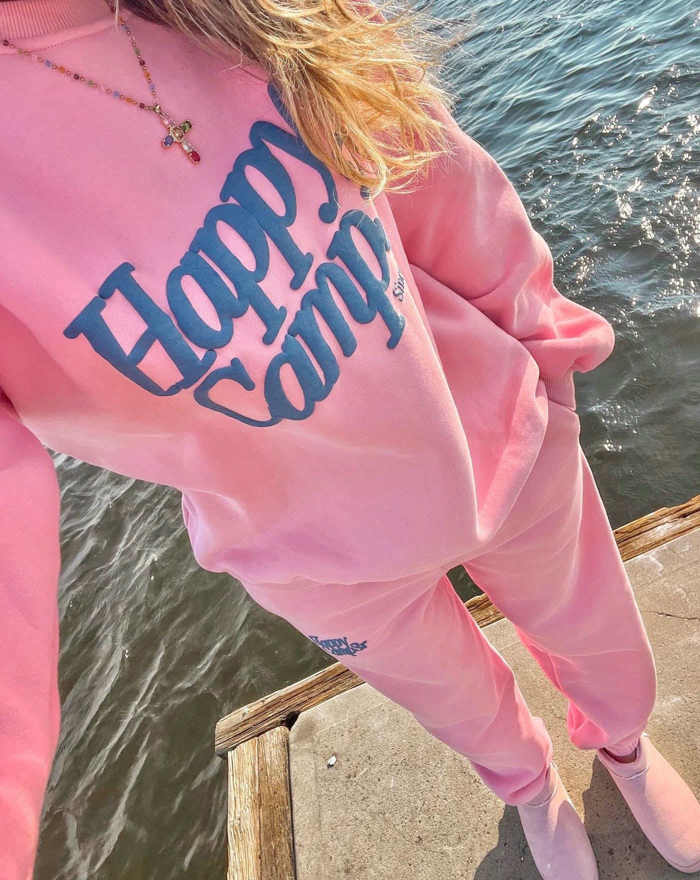 Puff Series Crewneck - Taffy Pink