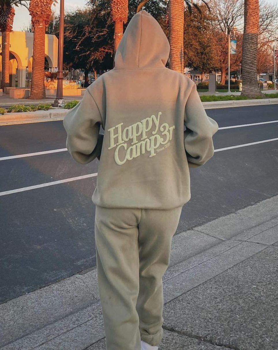 Puff Series Sweatpants - Dusty Olive