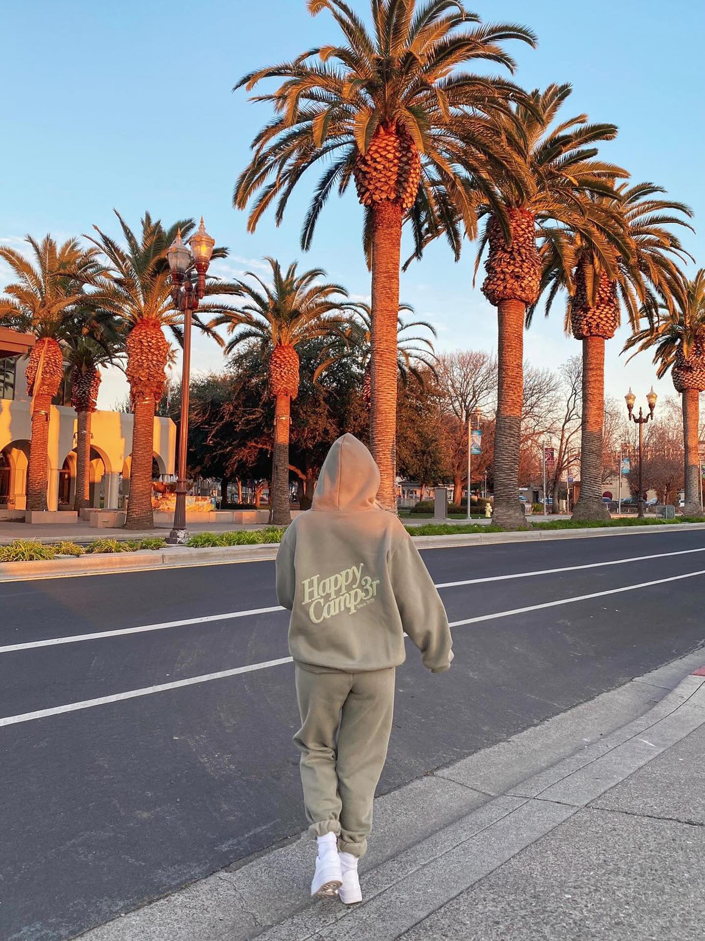 Puff Series Sweatpants - Dusty Olive