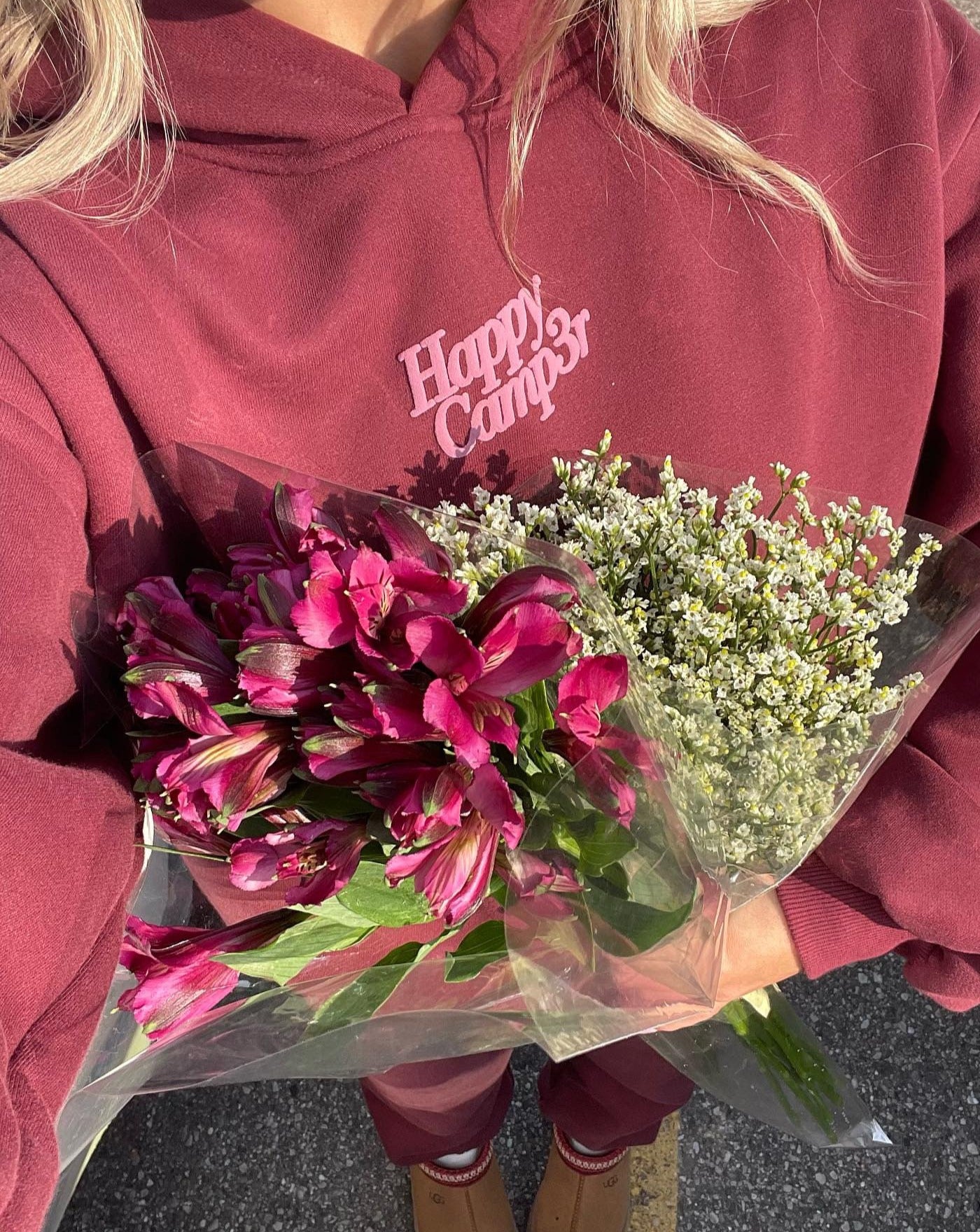 Puff Series Hoodie - Burgundy