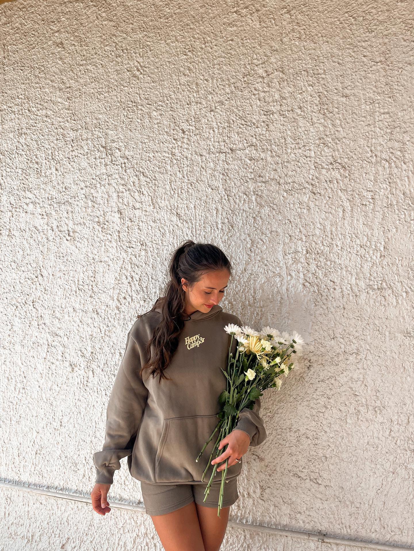 Disrupt Anxiety with Gratitude Hoodie - Shadow Gray