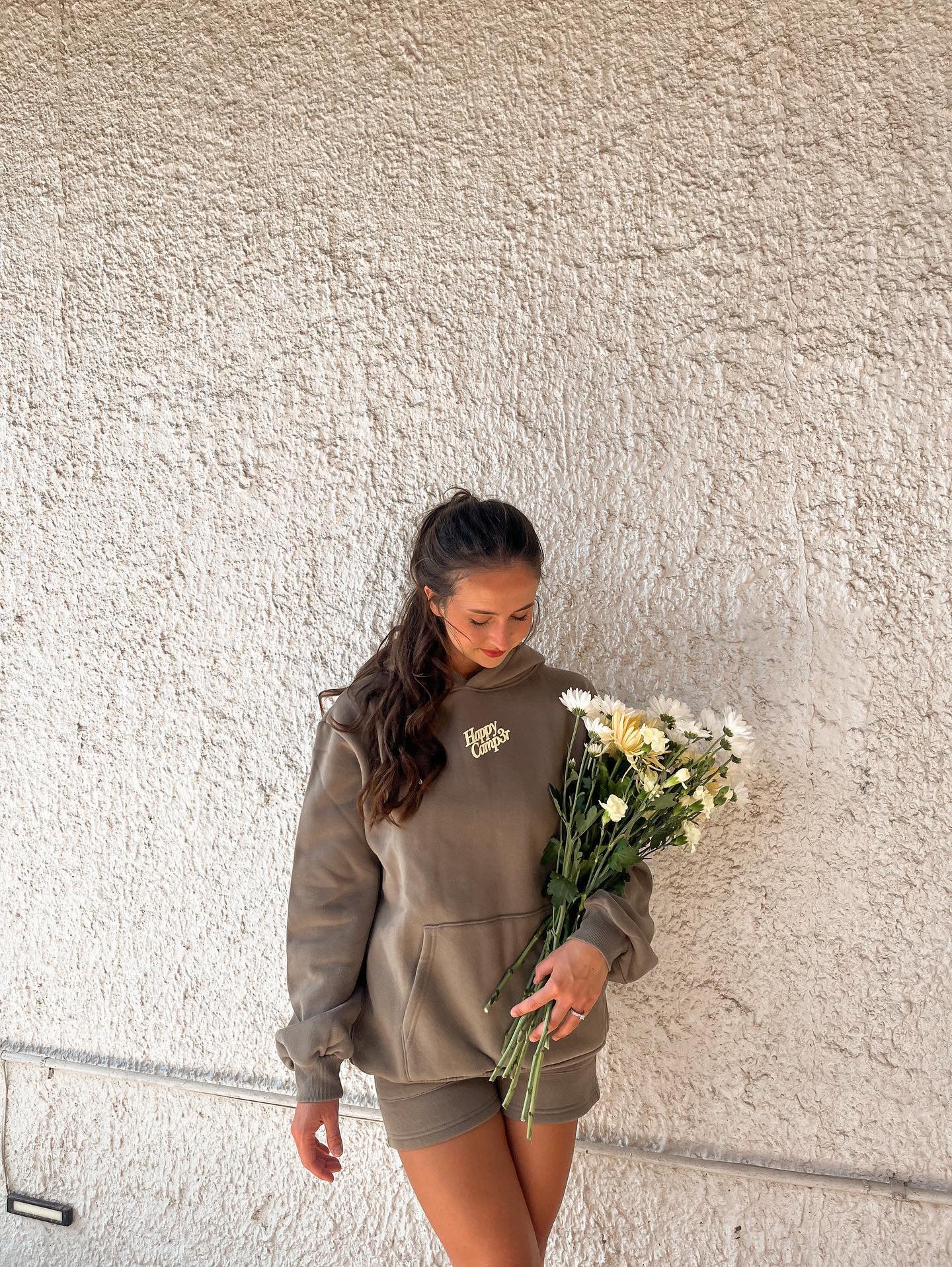 Disrupt Anxiety with Gratitude Hoodie - Shadow Gray