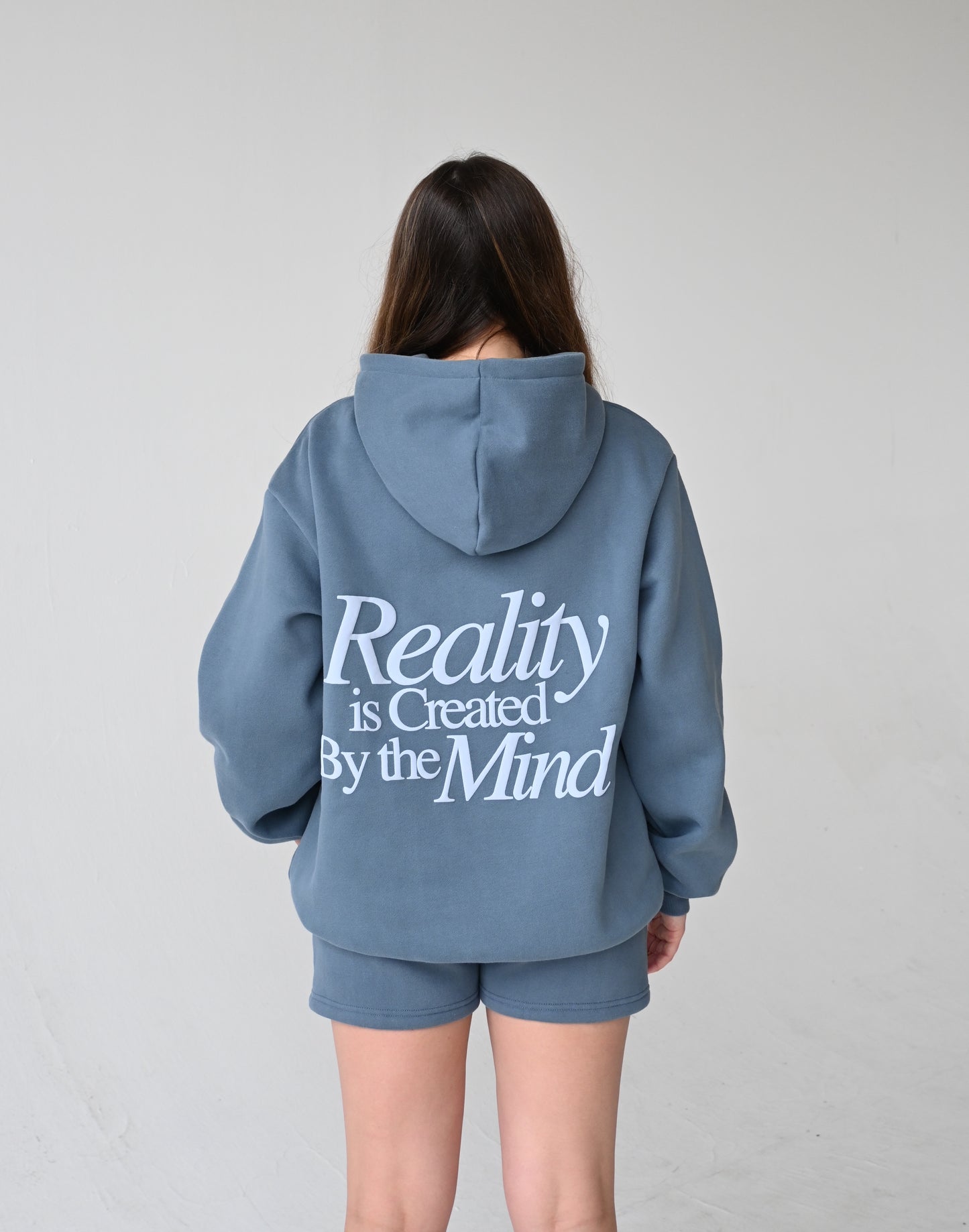 Reality is Created By the Mind Shorts - Cloudy Blue