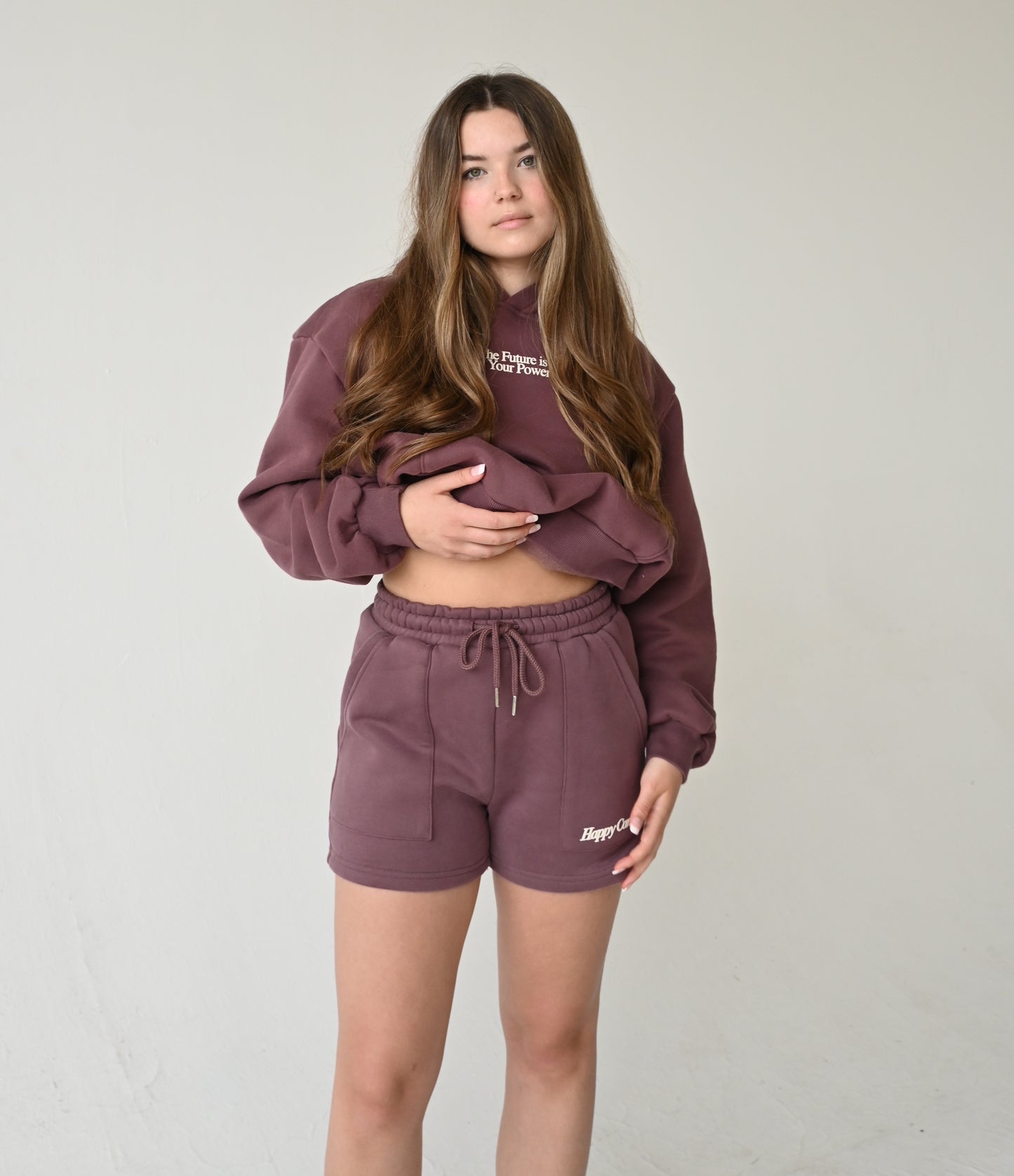 Beautifully Evolving Shorts - Vintage Plum