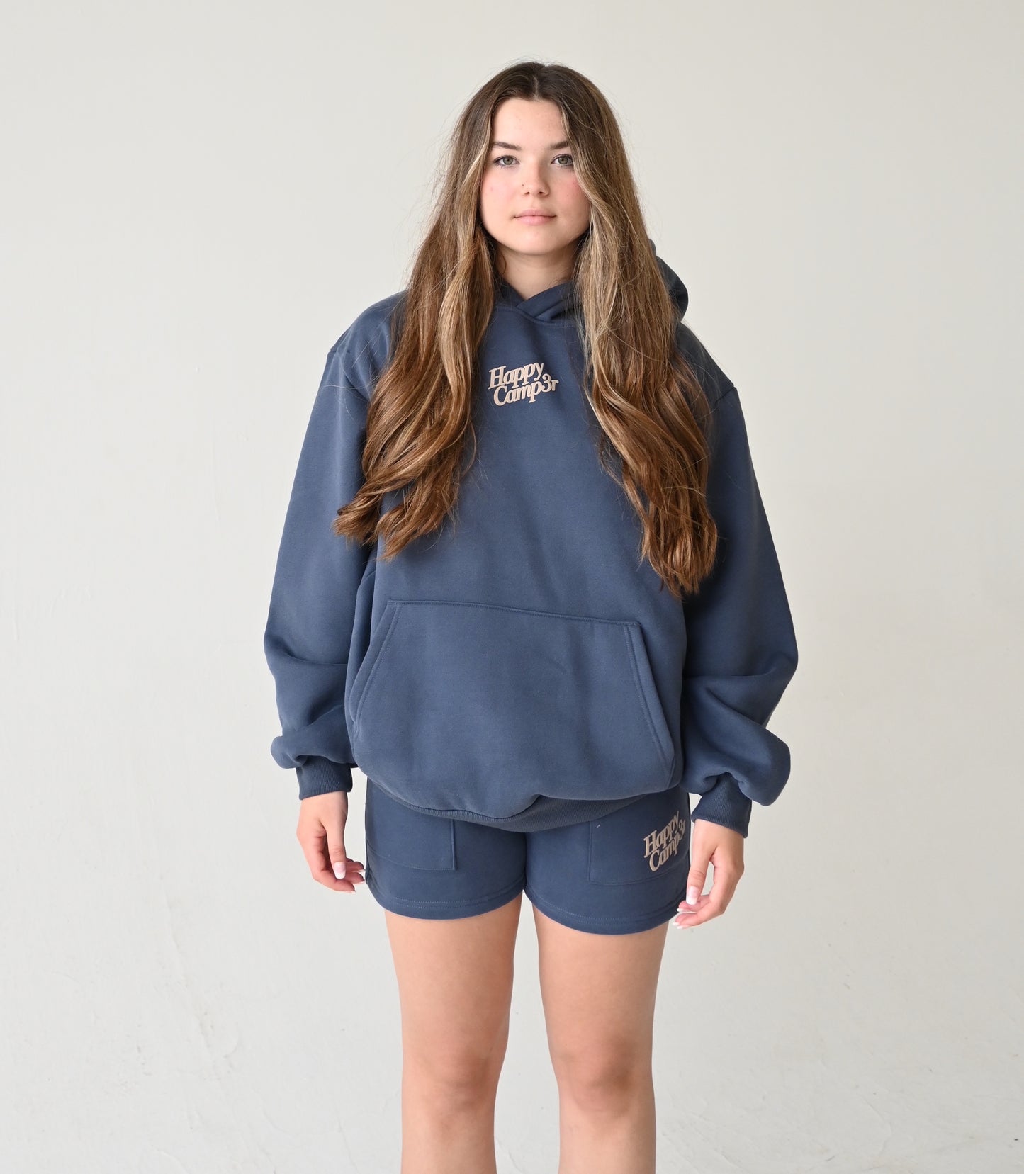 Disrupt Anxiety with Gratitude Hoodie - Midnight Blue