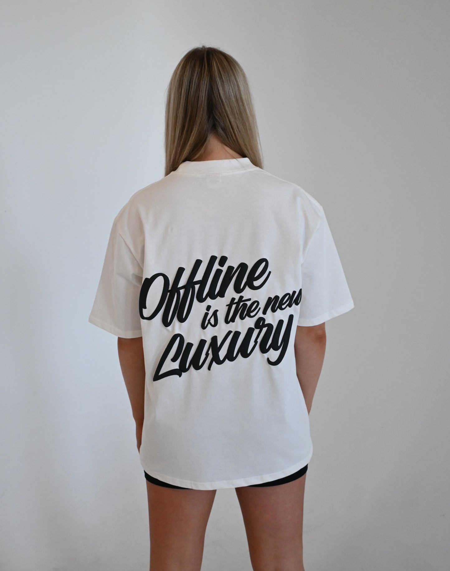 Offline is the new Luxury T-Shirt - White