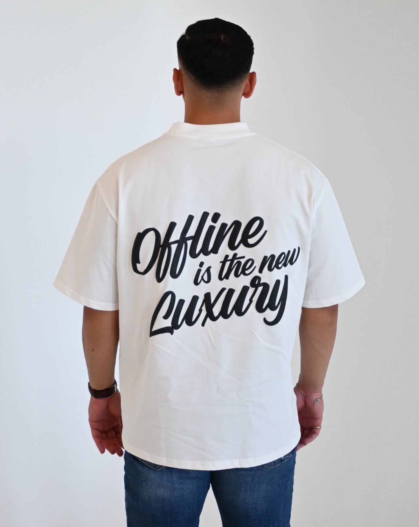 Offline is the new Luxury T-Shirt - White