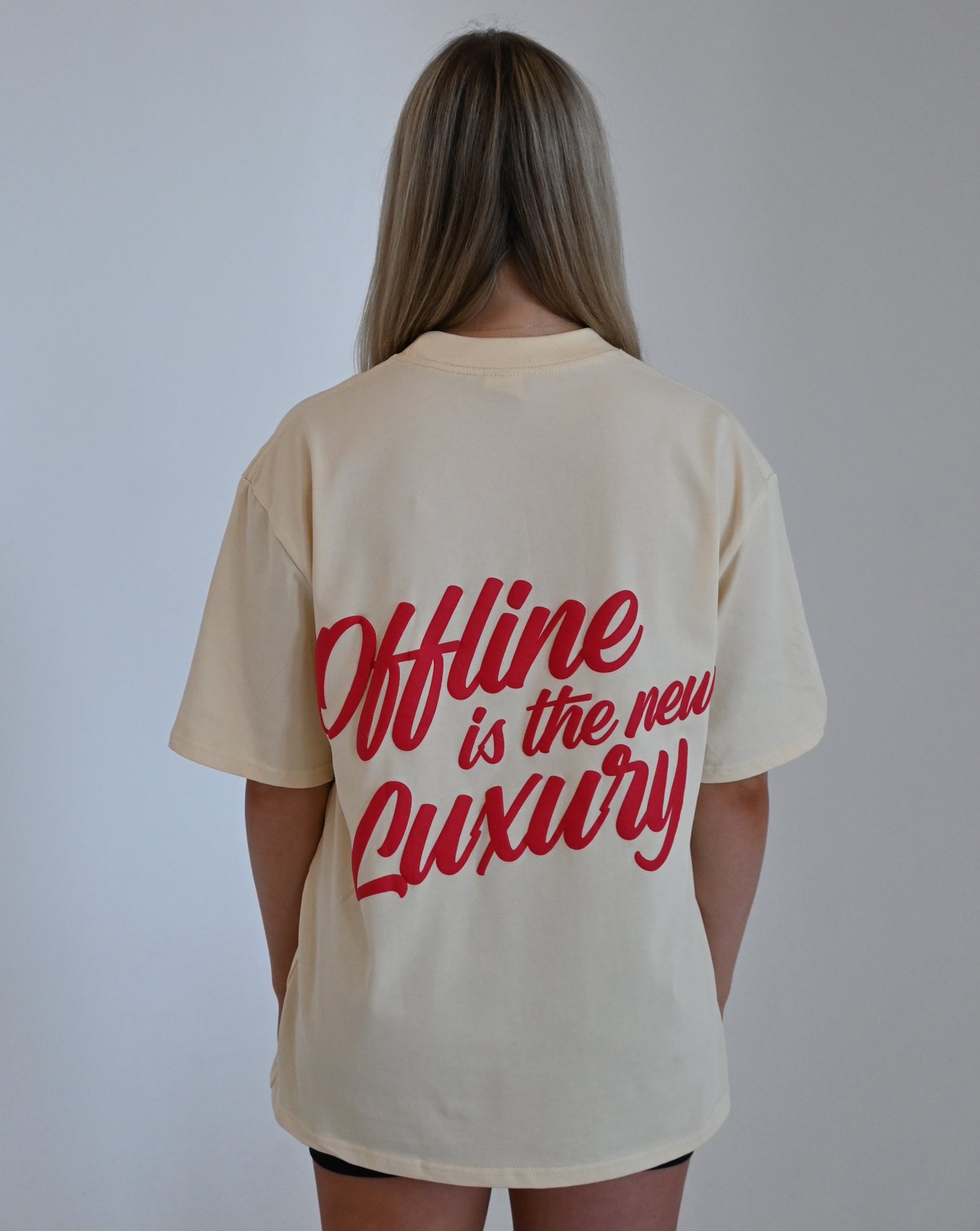 Offline is the new Luxury T-Shirt - Oat