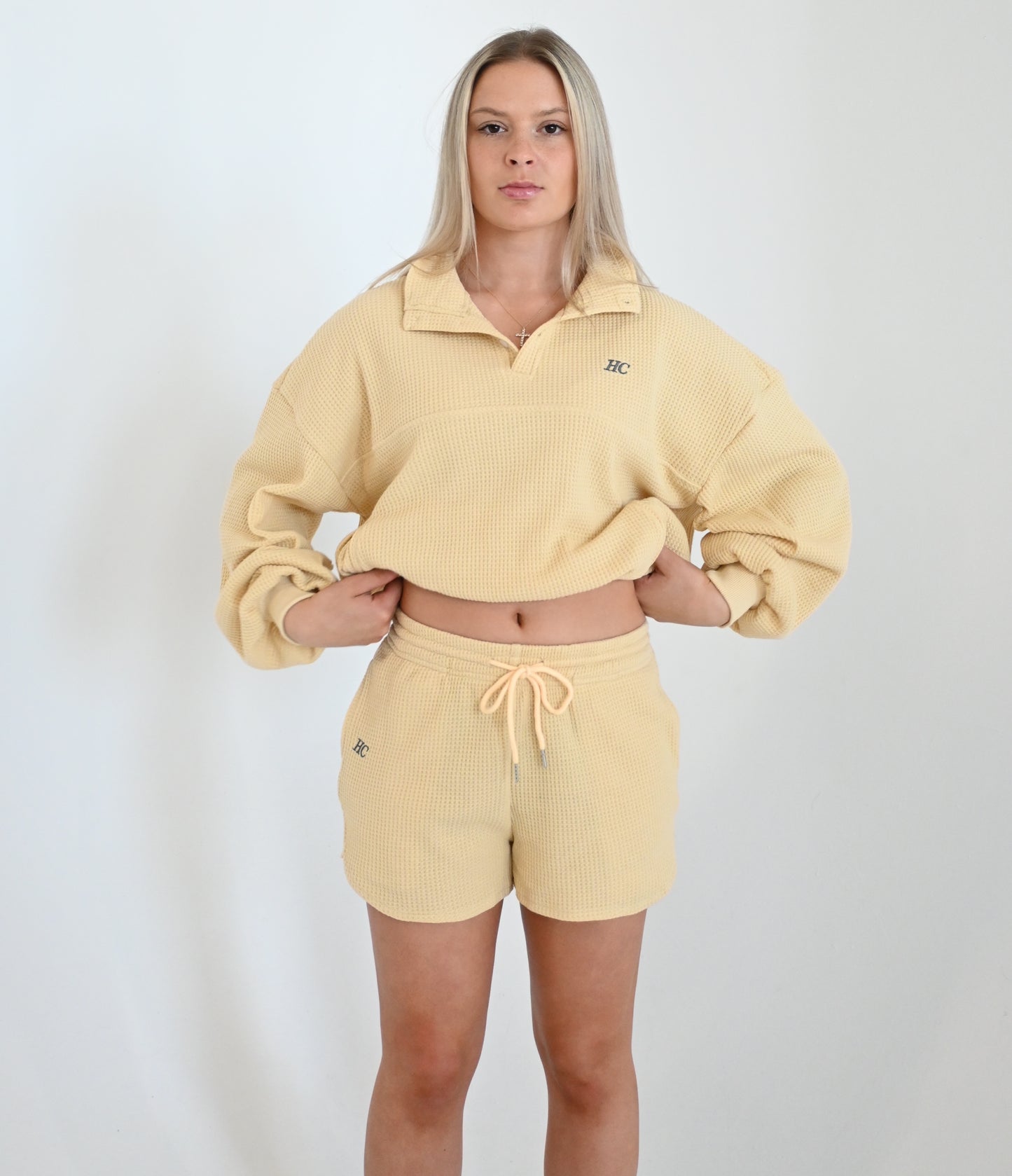 Buttermilk Waffle Shorts