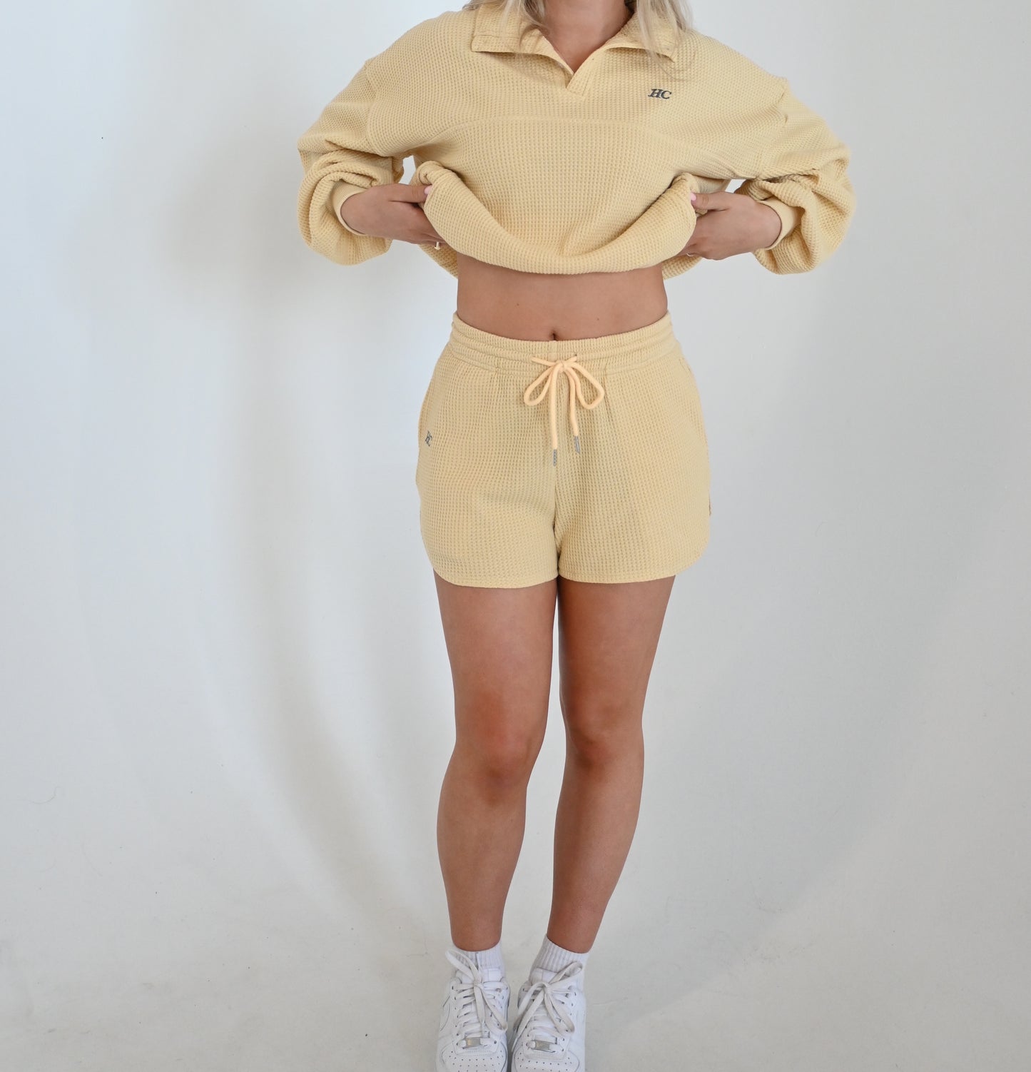Buttermilk Waffle Shorts