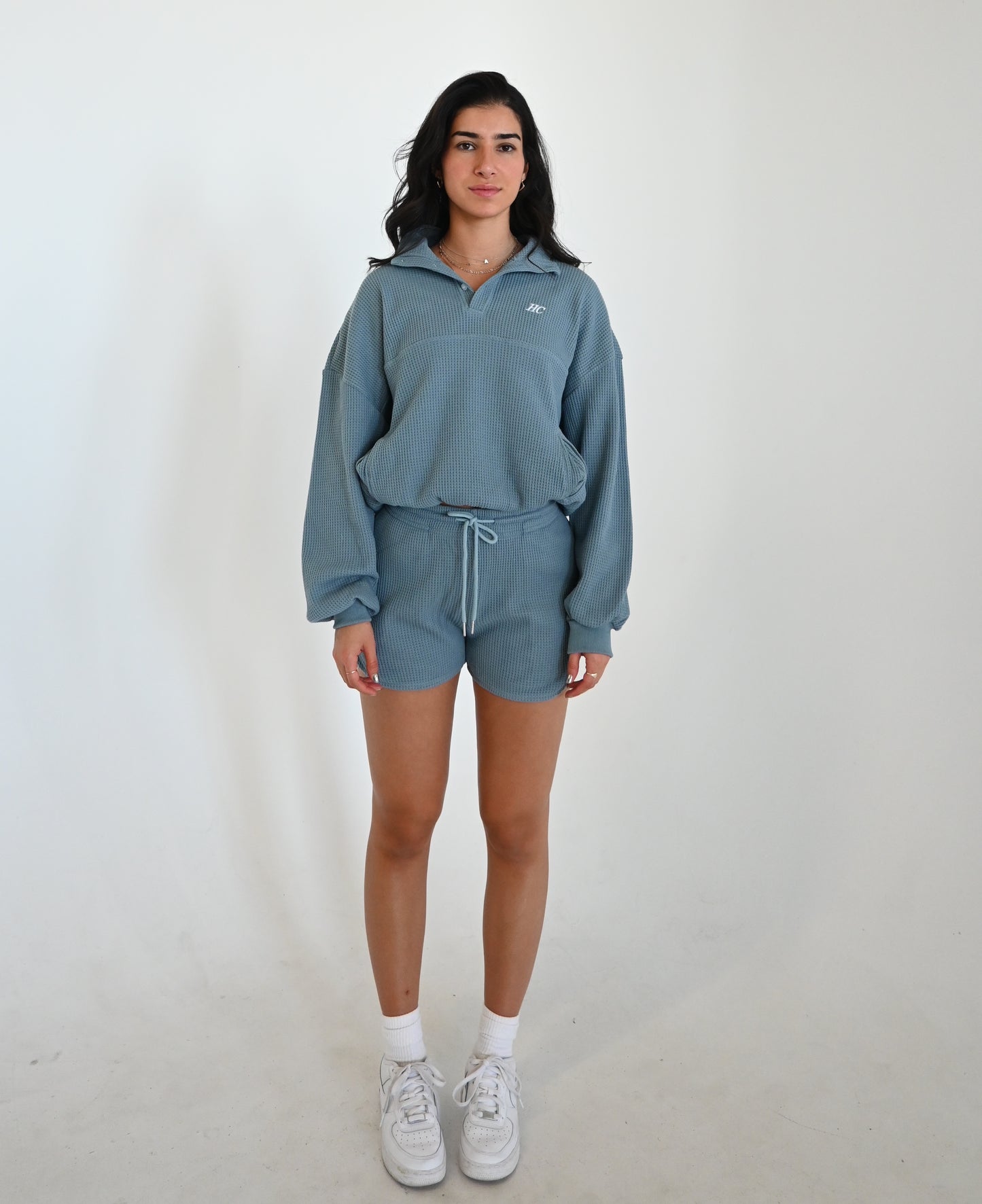 Blueberry Waffle Long Sleeve Top