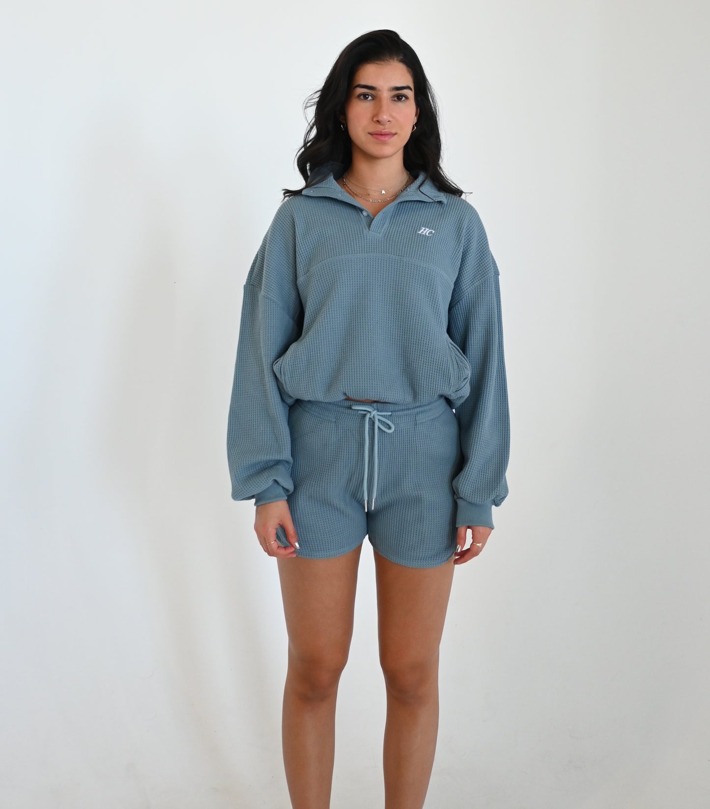 Blueberry Waffle Long Sleeve Top