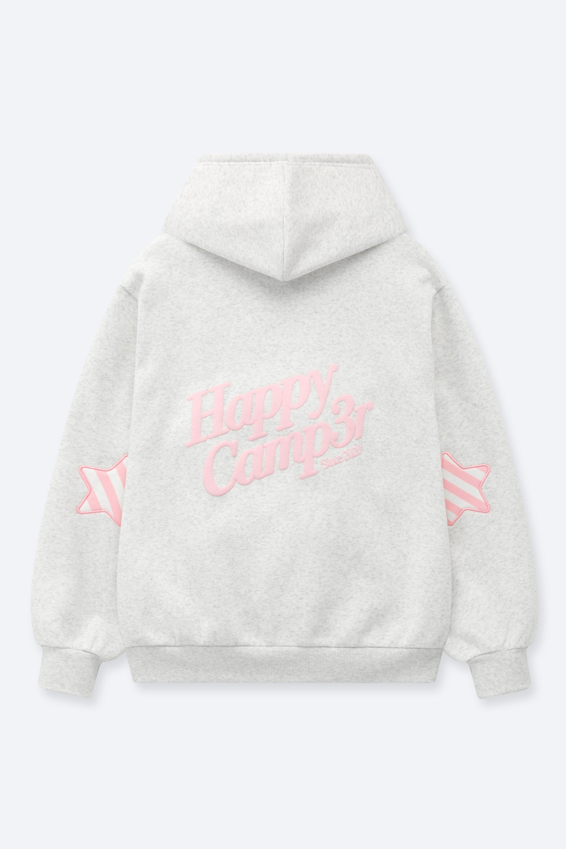 Cotton Candy Stripes Zip-Up Hoodie