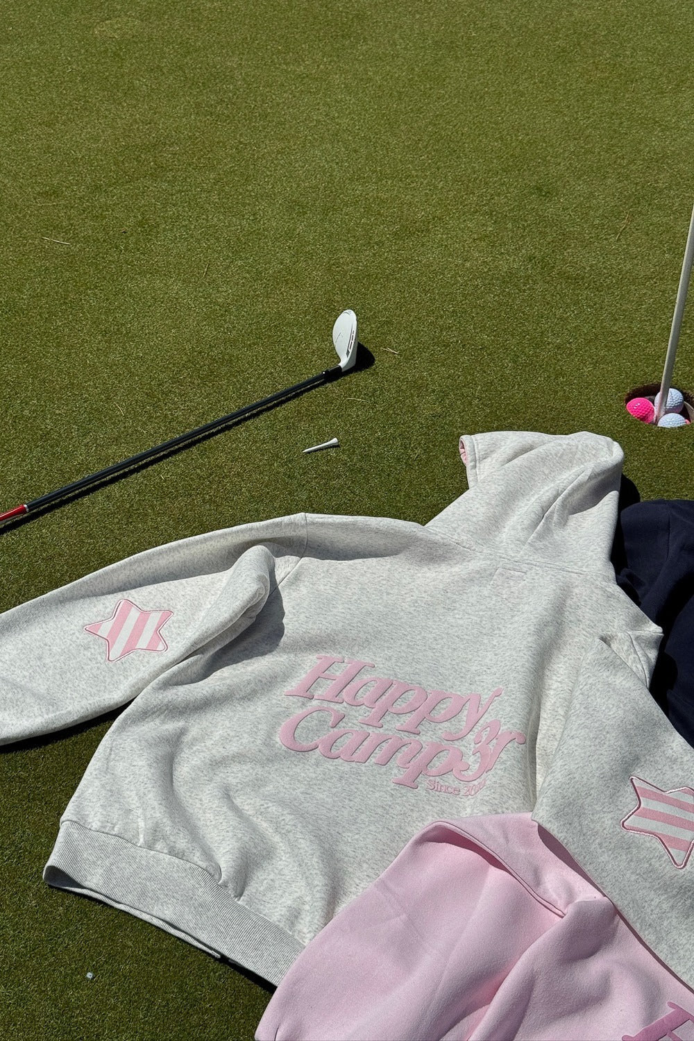 COTTON CANDY STRIPES ZIP HOODIE