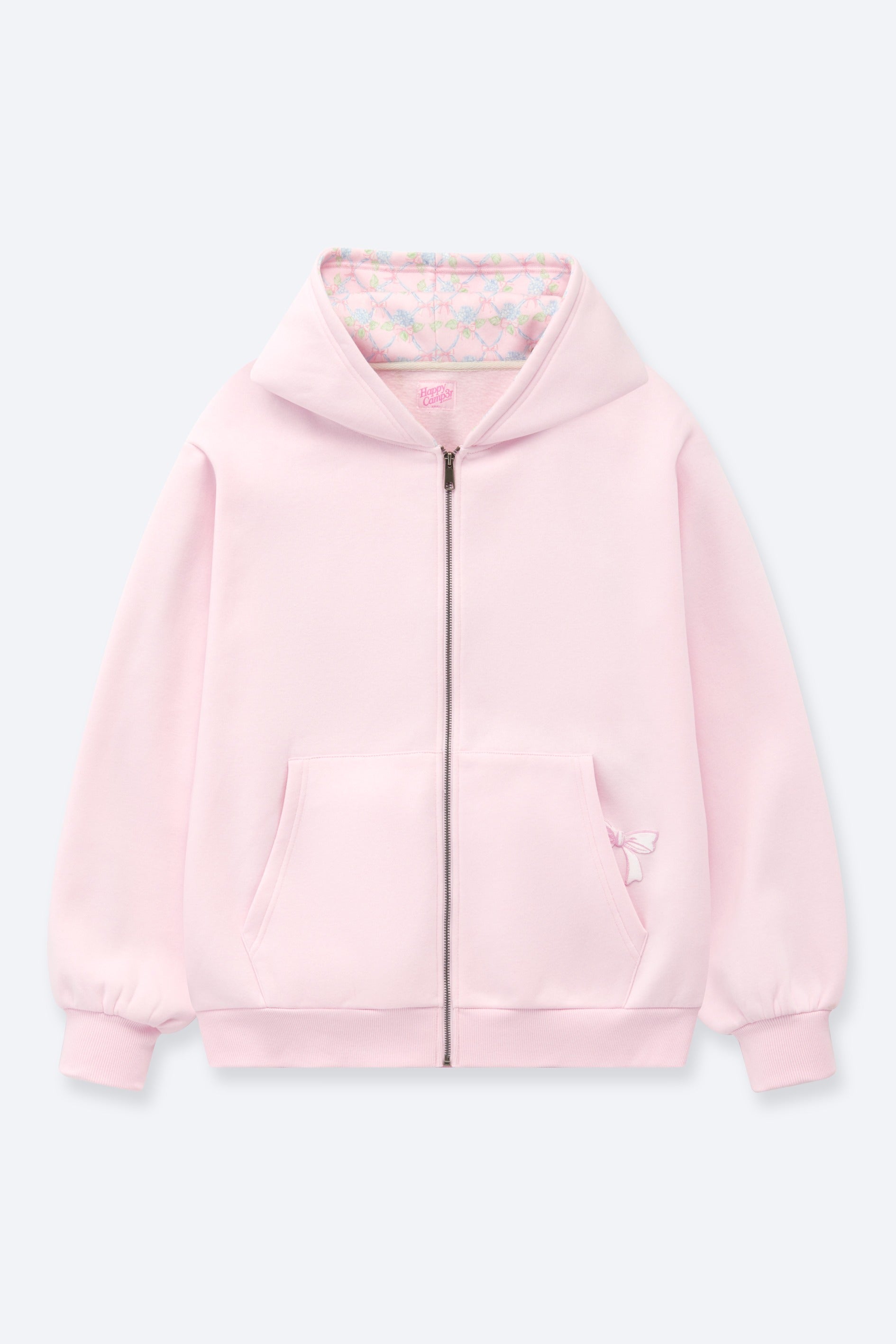 Ribboned Dreams Zip-Up Hoodie