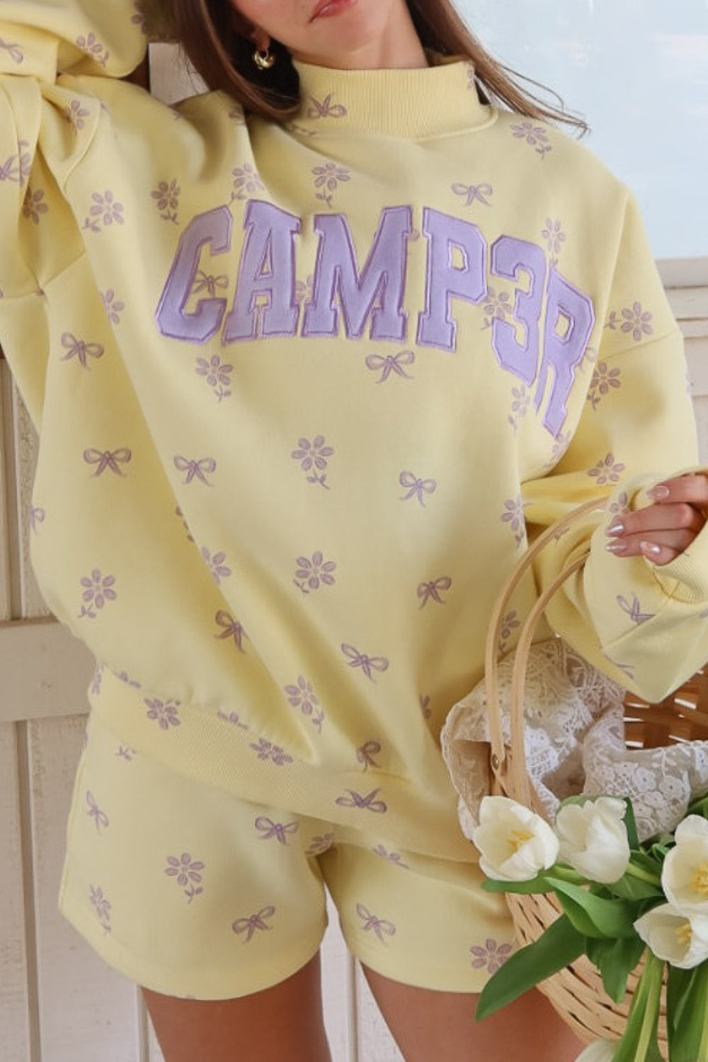 BUTTERCUP BLISS MOCKNECK SWEATSHIRT