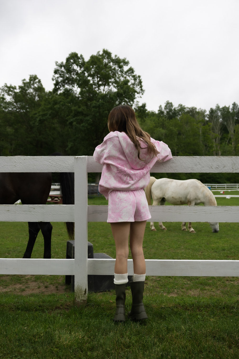 Soft Pink Camo Ellie Shorts