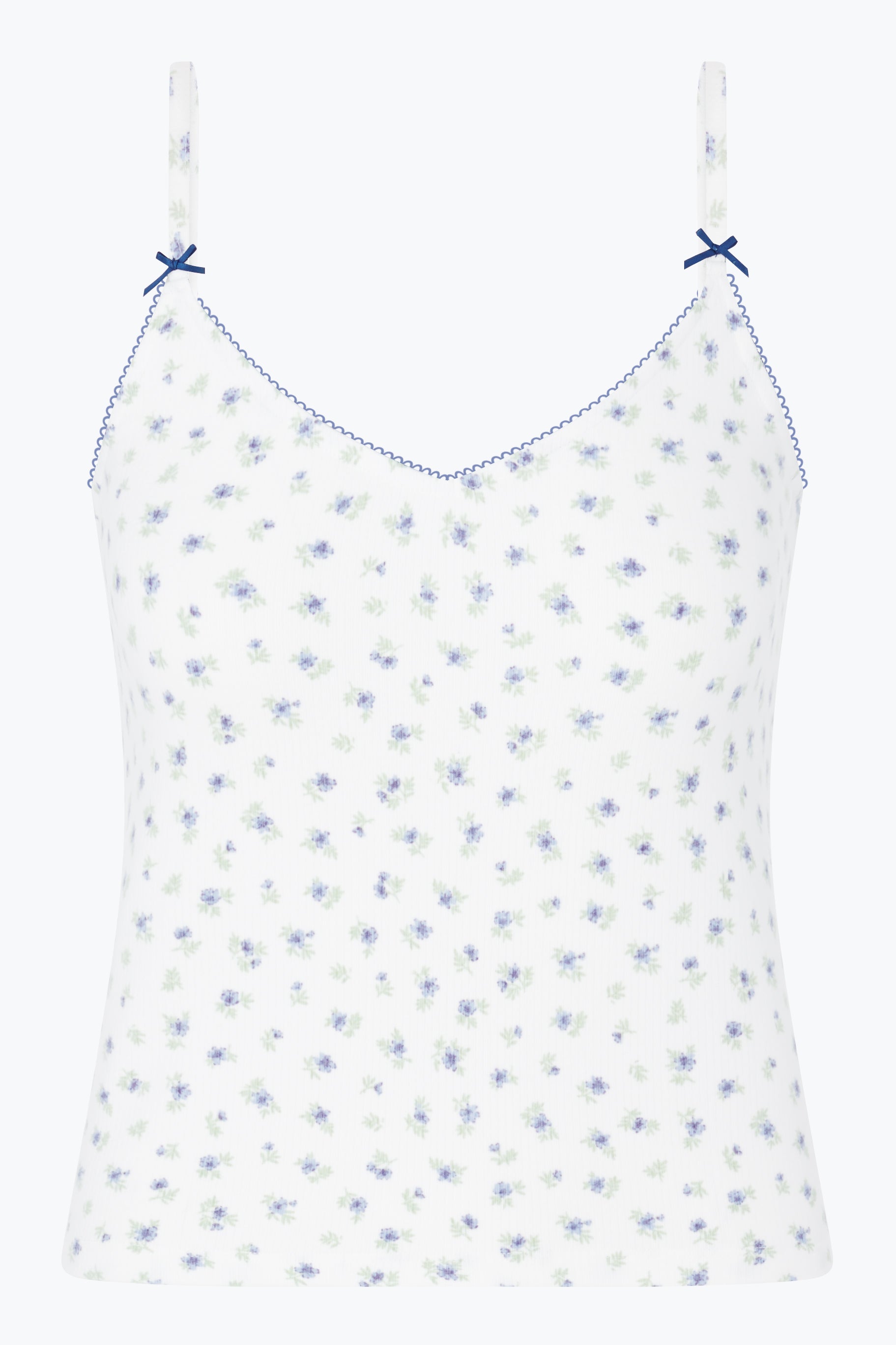 PERIWINKLE PETALS OLIVIA TANK