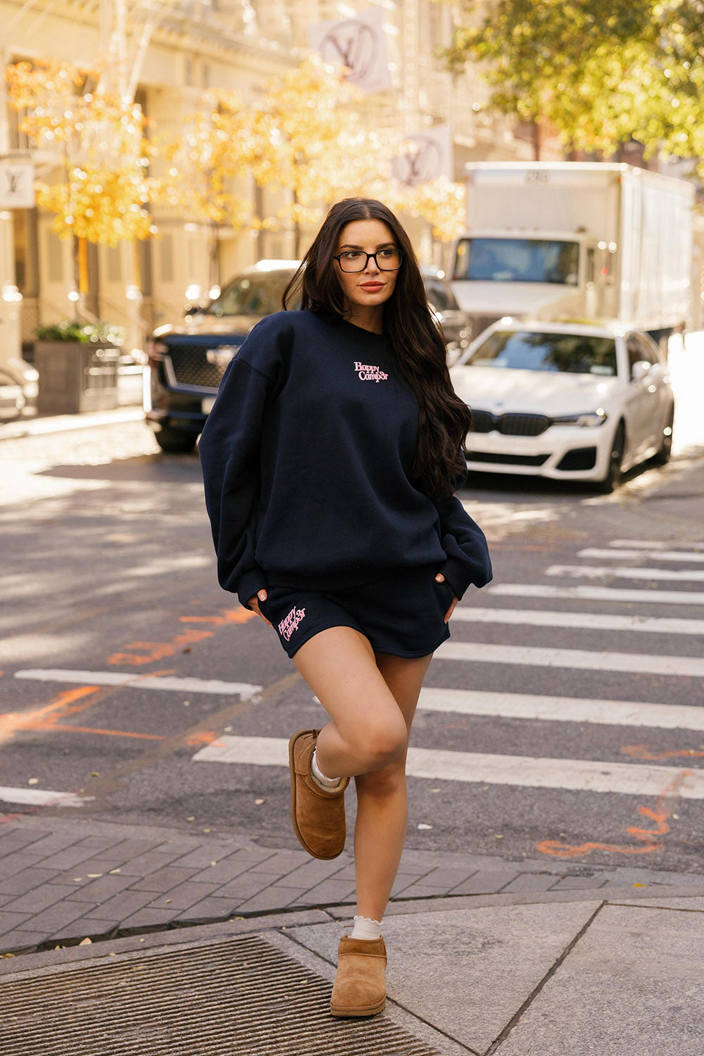 PUFF SERIES CORE CREWNECK - DEEP BLUE