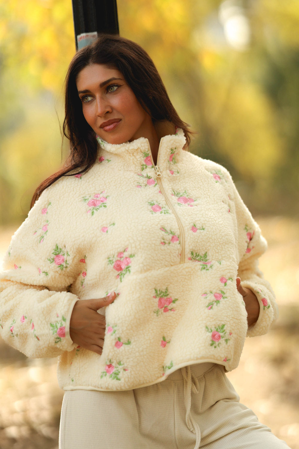 Rose Petals Elle Pullover