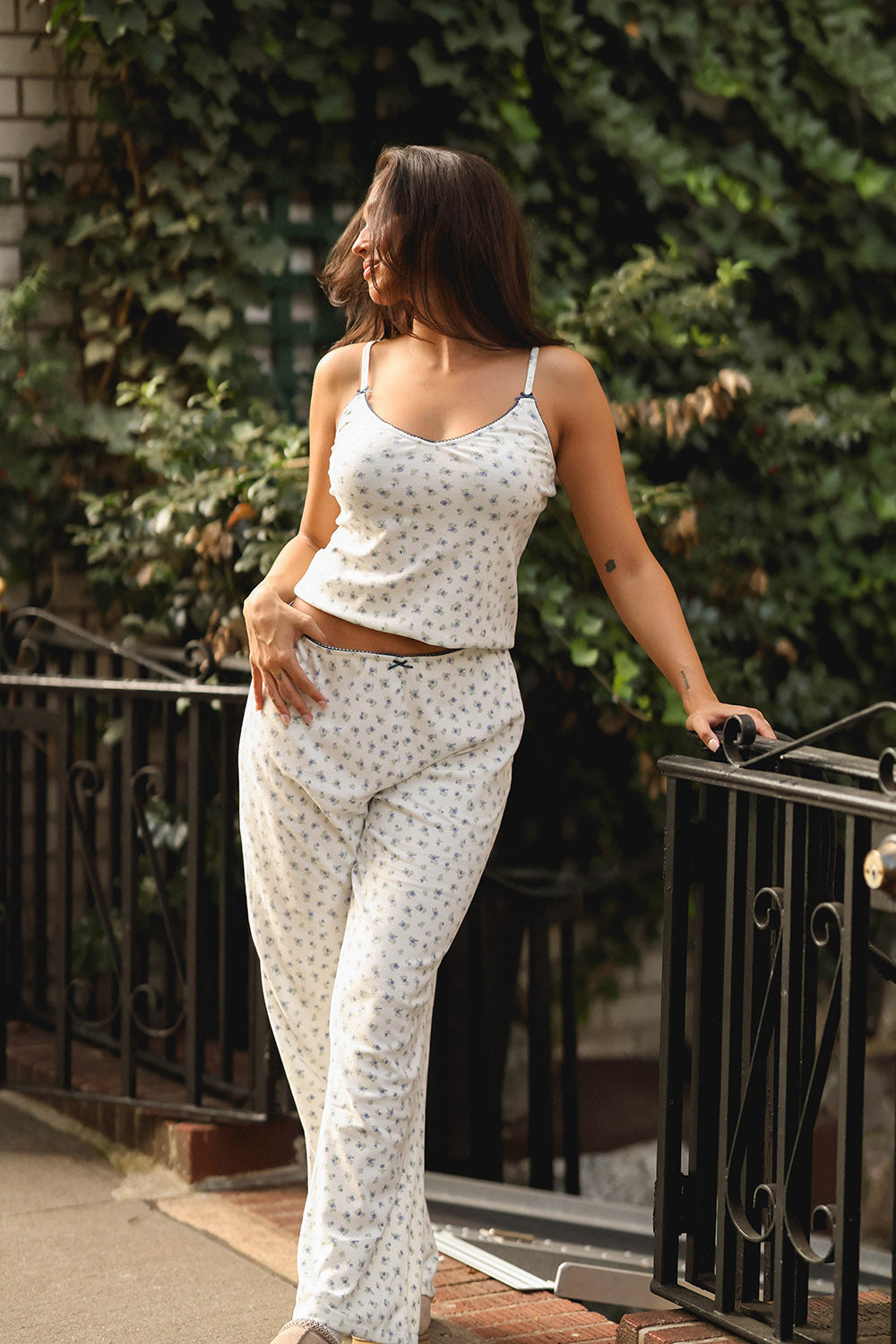Periwinkle Petals Olivia Bottoms