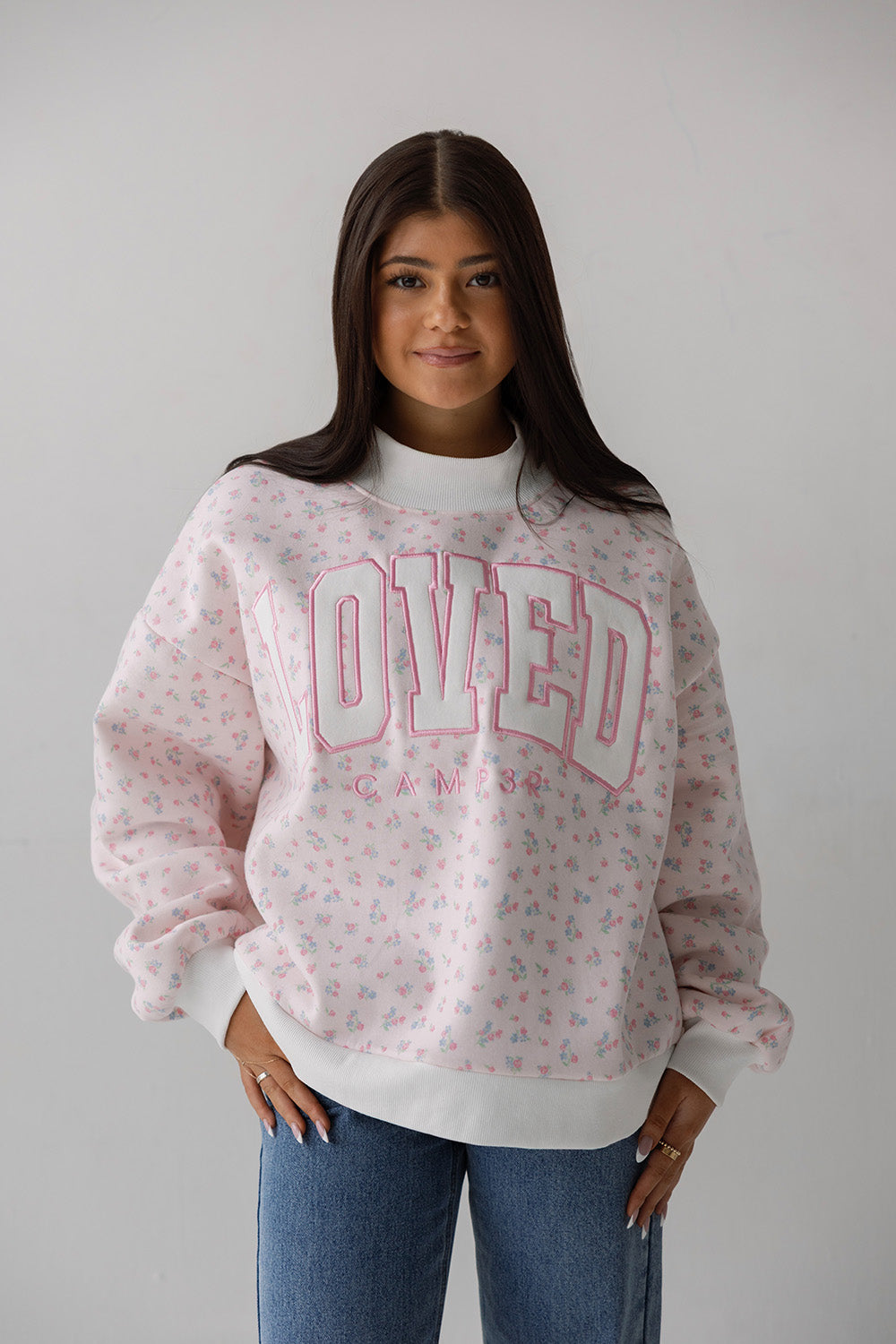 Forever Loved Mockneck Sweatshirt
