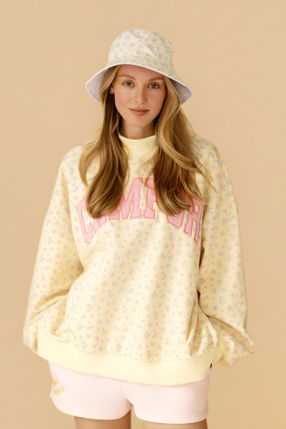 Sugar Rose Reversible Bucket Hat