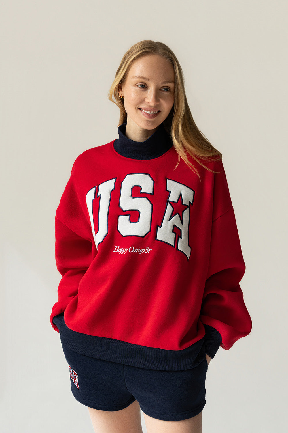 USA Mockneck Sweatshirt