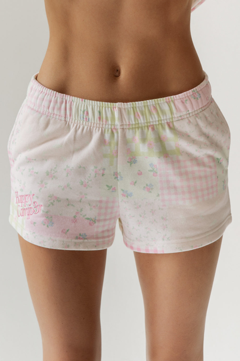 Pink Patchwork Ellie Shorts