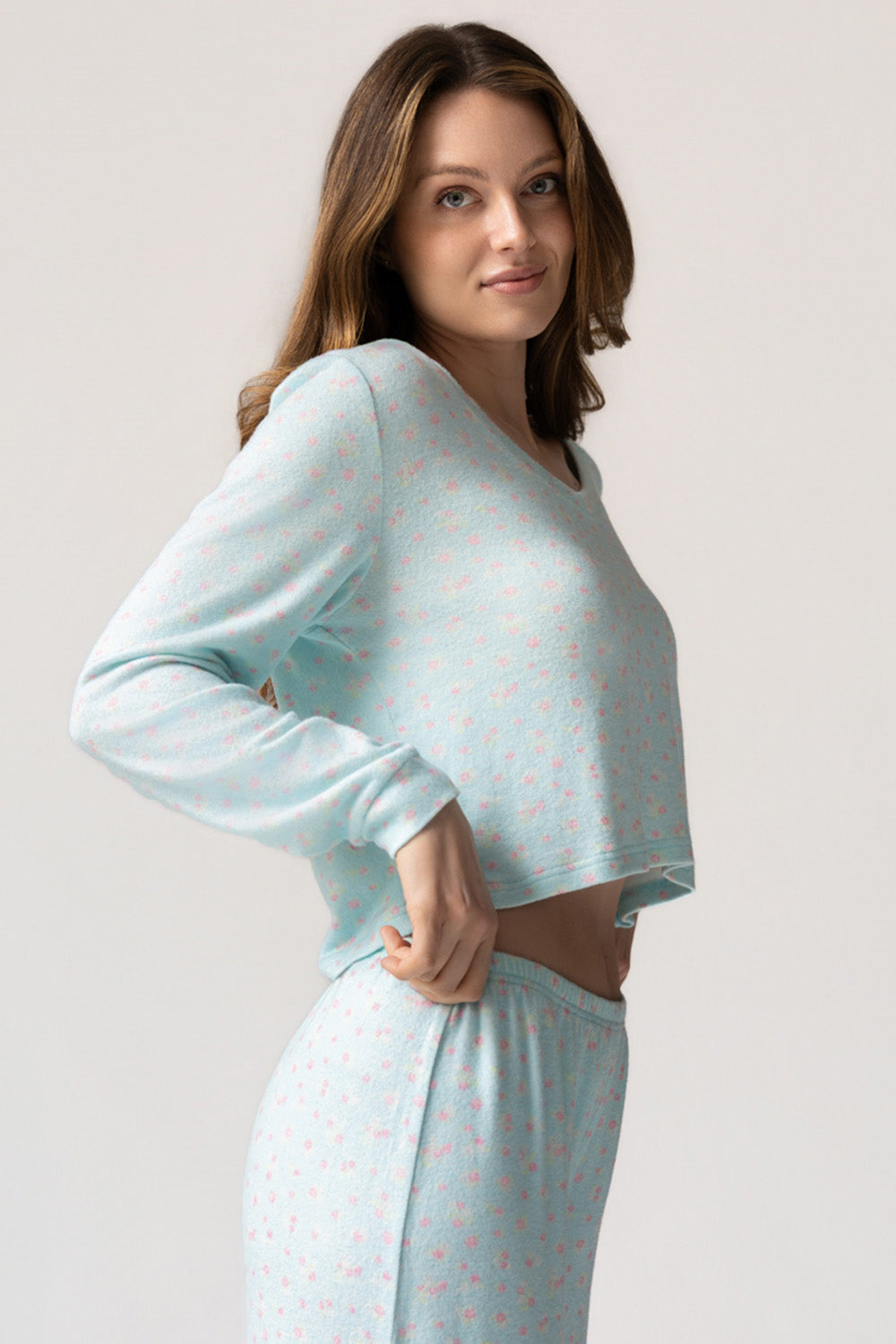 Aqua Mist Luna Lounge Top