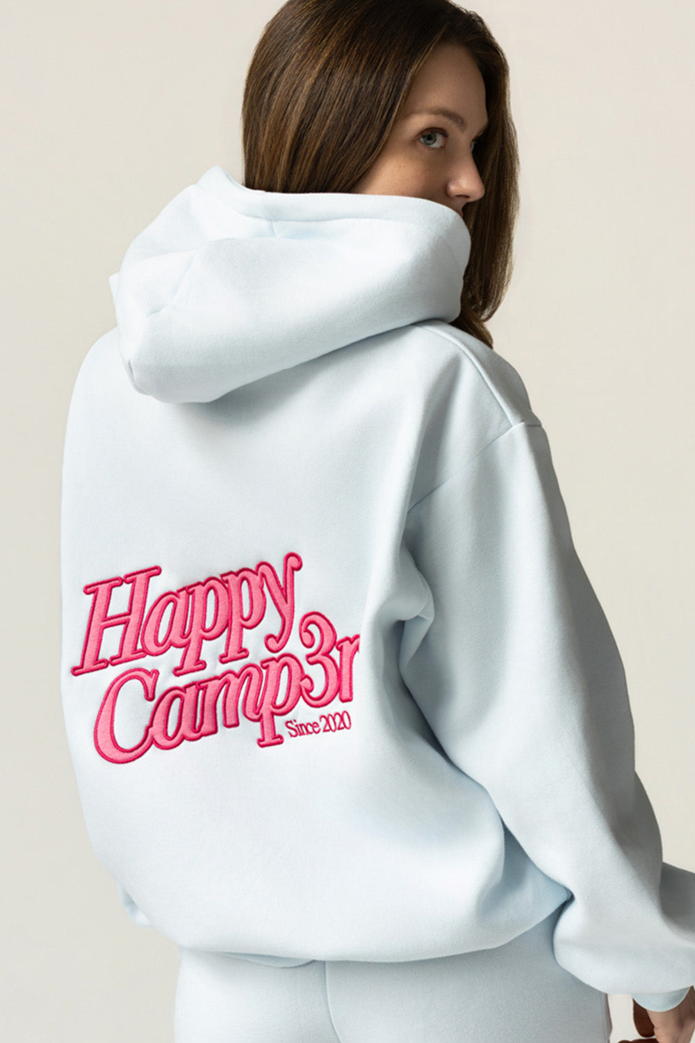 Pastel Blue Applique Hoodie