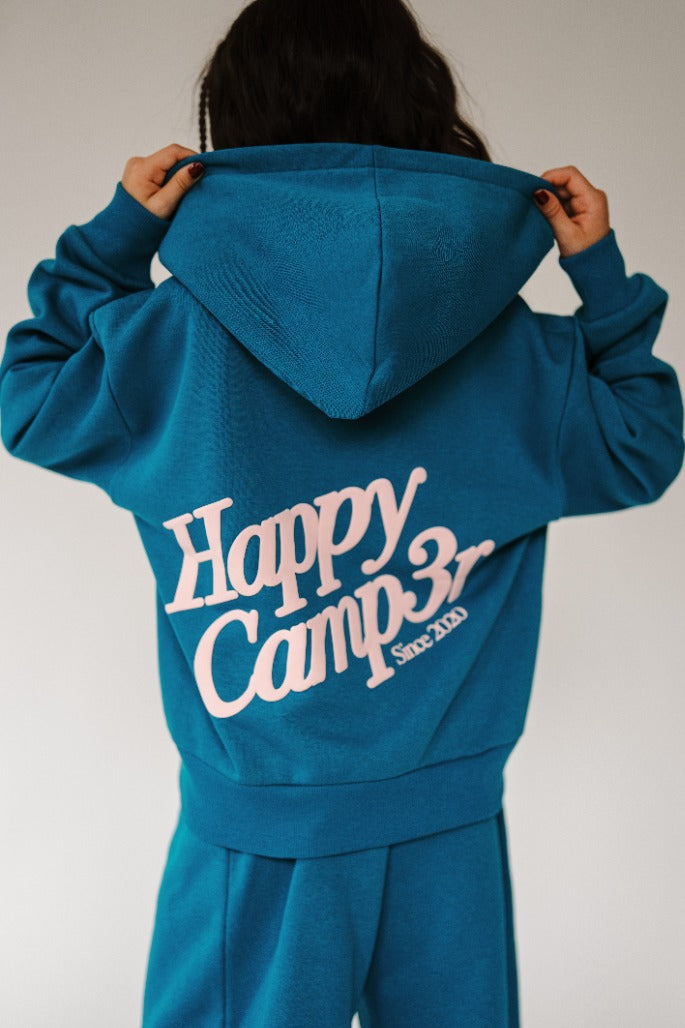 Puff Series Core Youth Hoodie - Crystal Teal