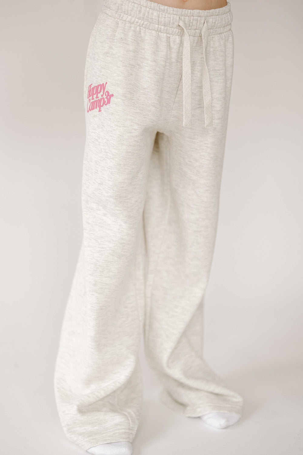Puff Series Youth Sweatpants - Oatmeal Heather Gray