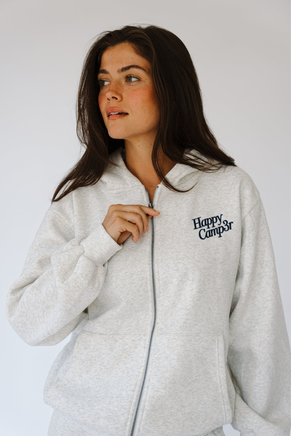 Talk Nicely Zip Up Hoodie
