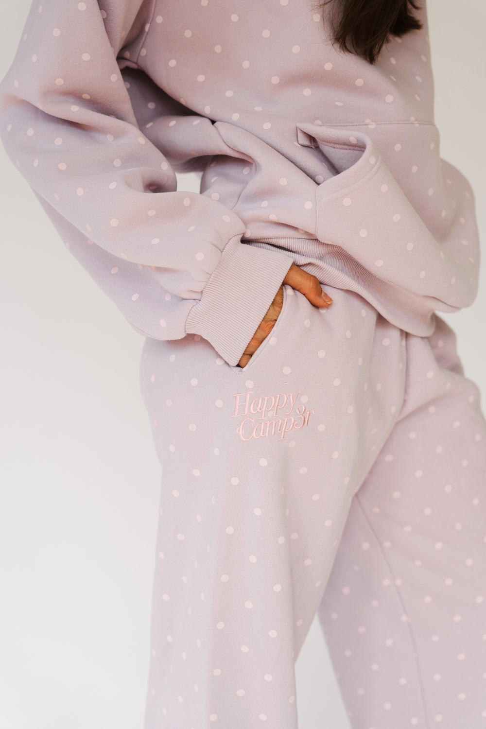 Purple Mist Dot Sweatpants