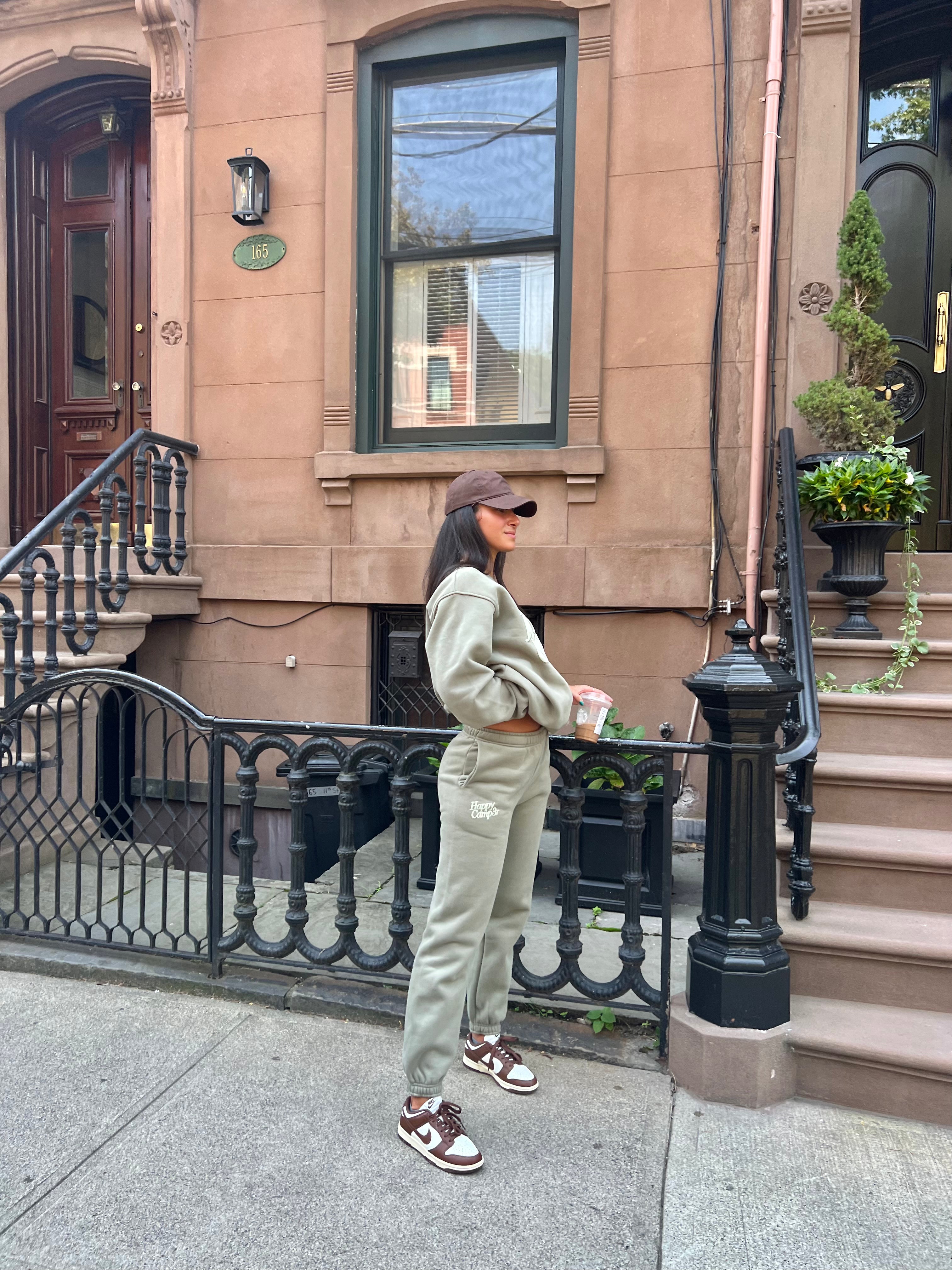 Puff Series Sweatpants - Dusty Olive