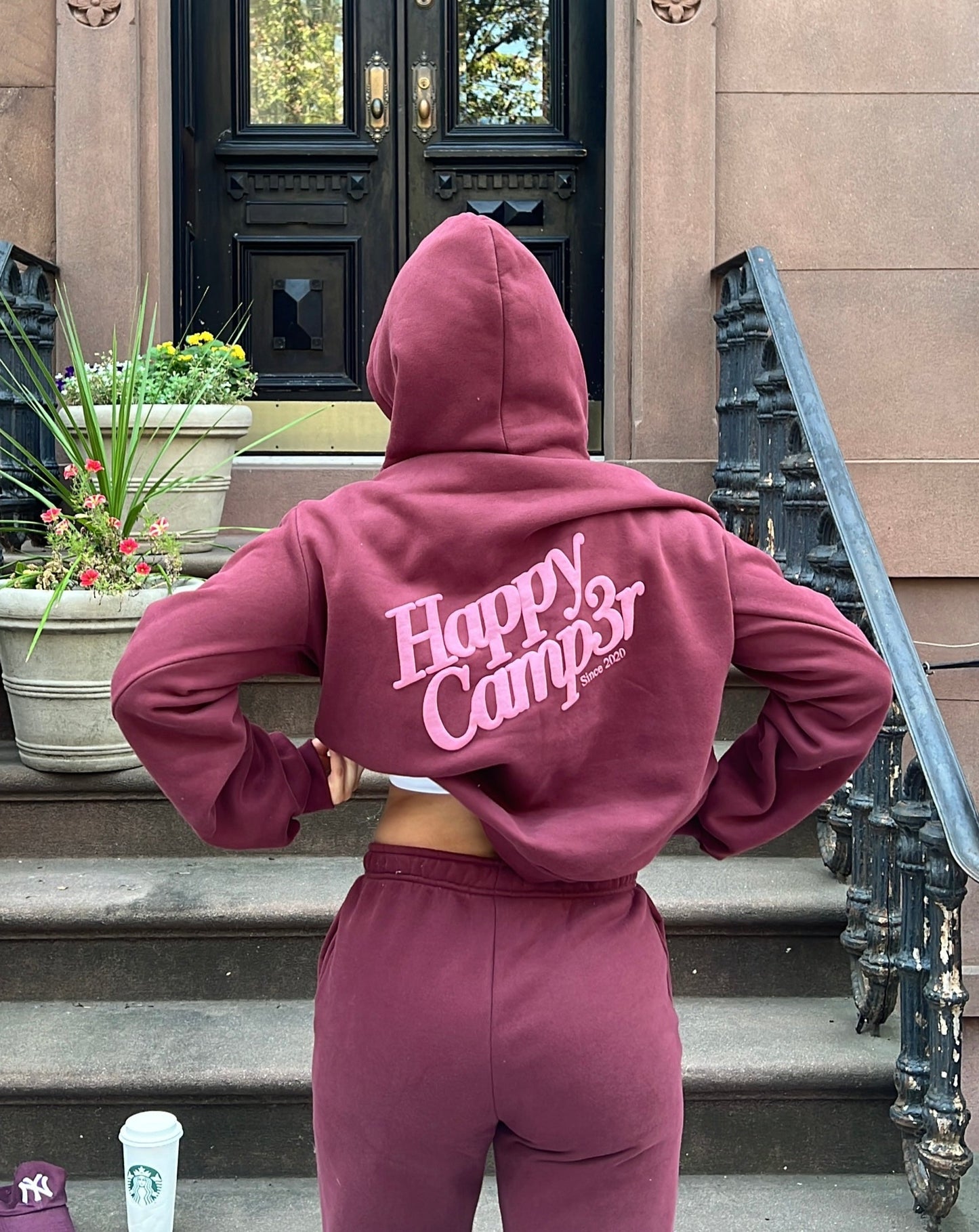 Puff Series Hoodie - Burgundy