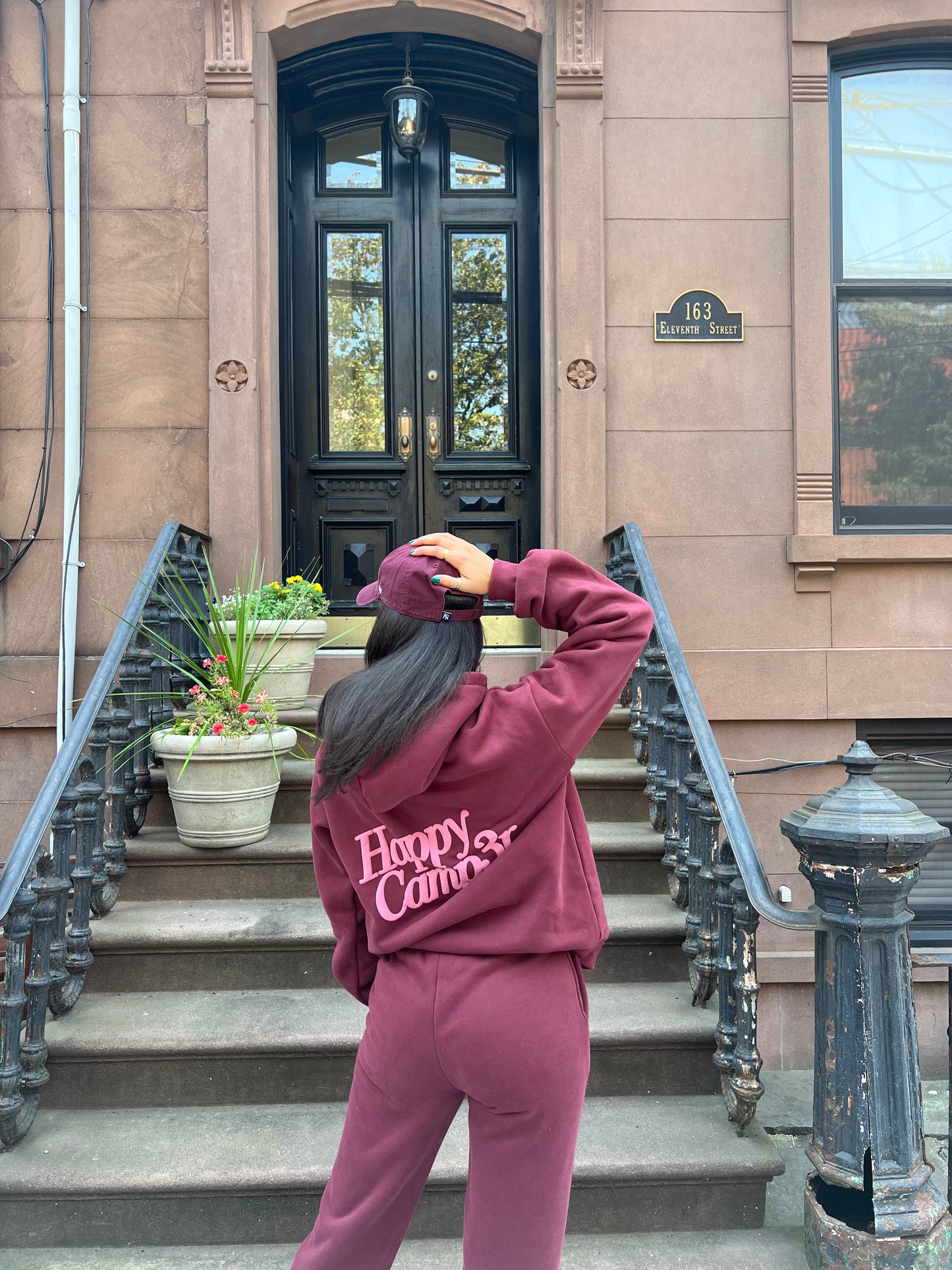 Puff Series Hoodie - Burgundy