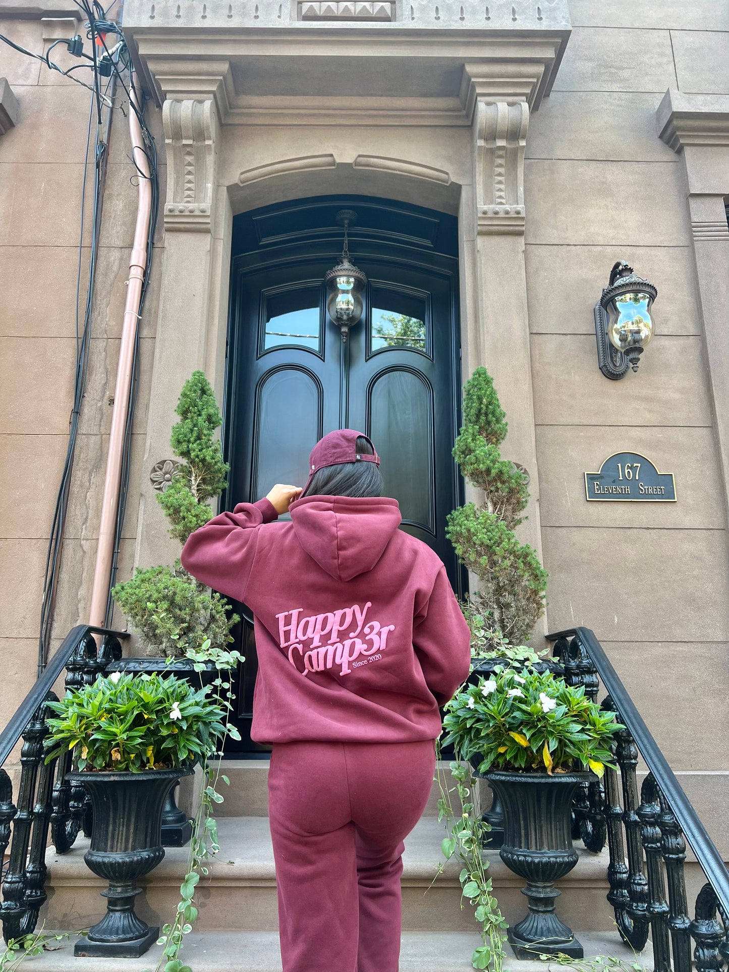 Puff Series Hoodie - Burgundy