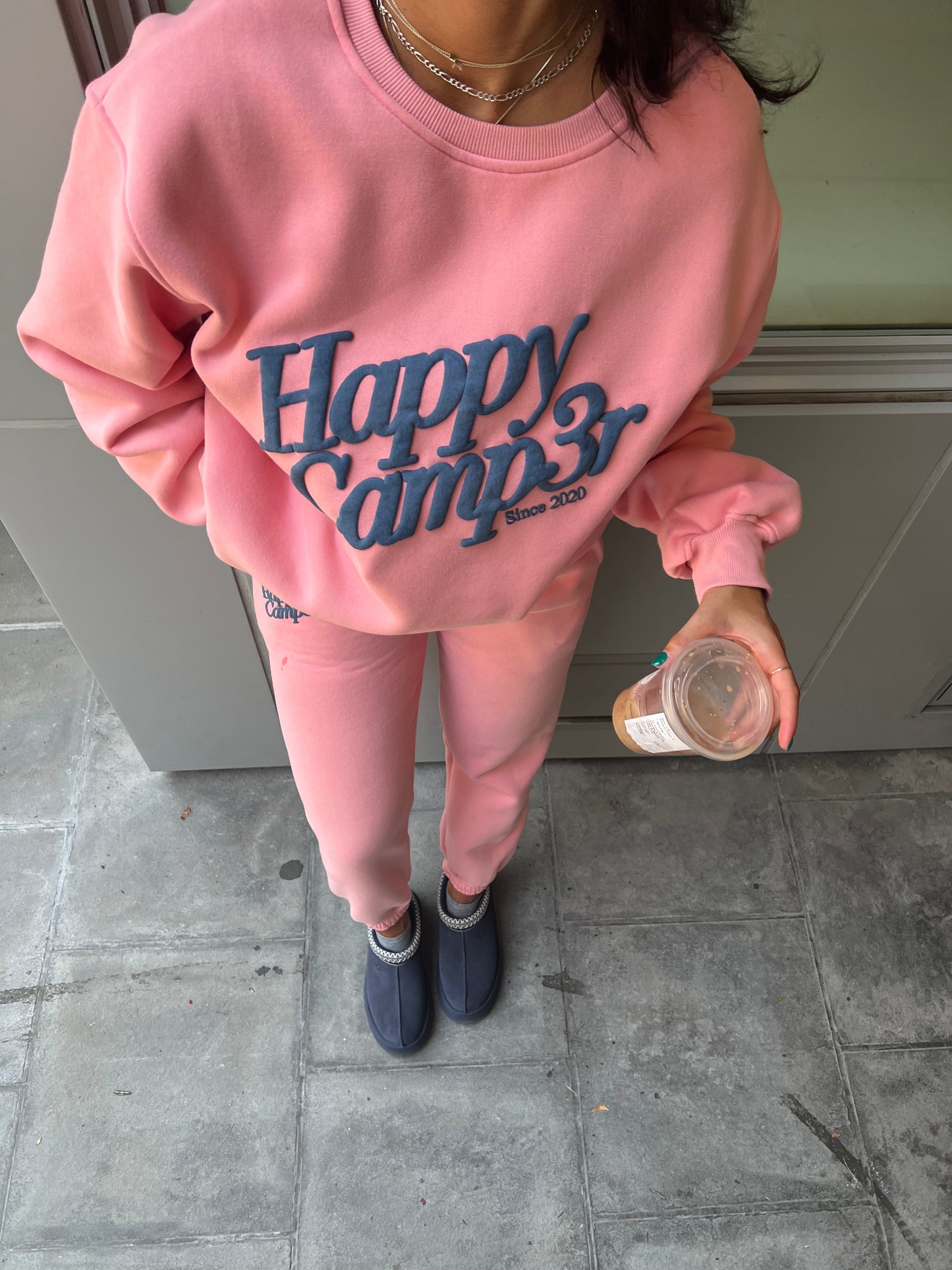 Puff Series Crewneck - Taffy Pink
