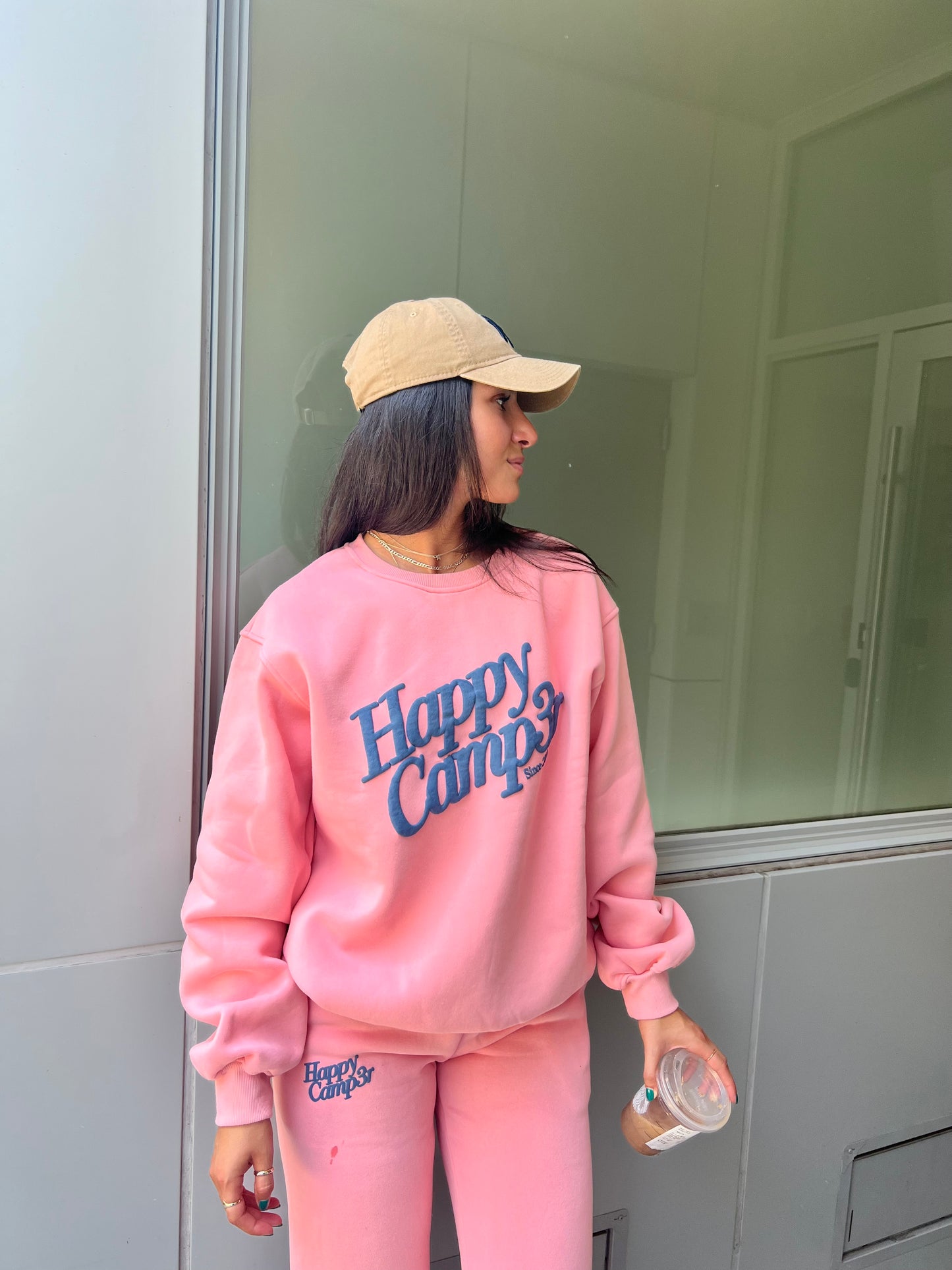 Puff Series Crewneck - Taffy Pink