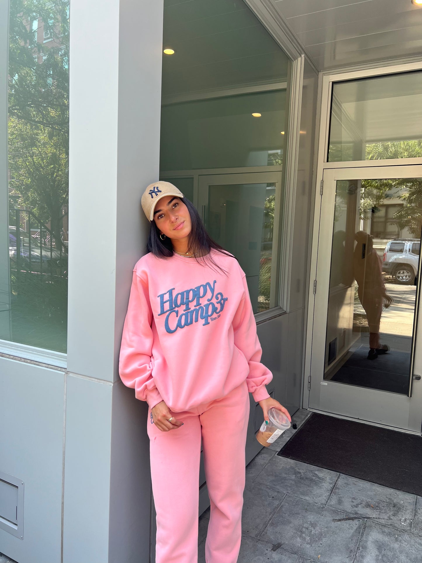Puff Series Crewneck - Taffy Pink