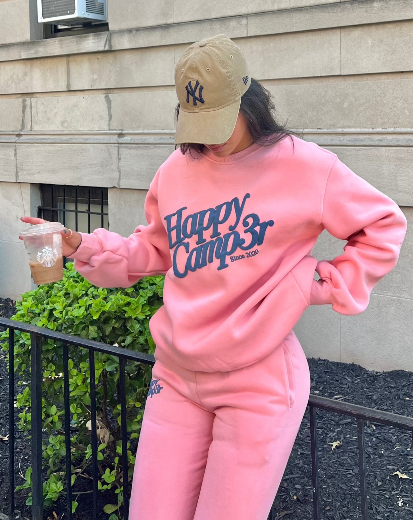 Puff Series Crewneck - Taffy Pink