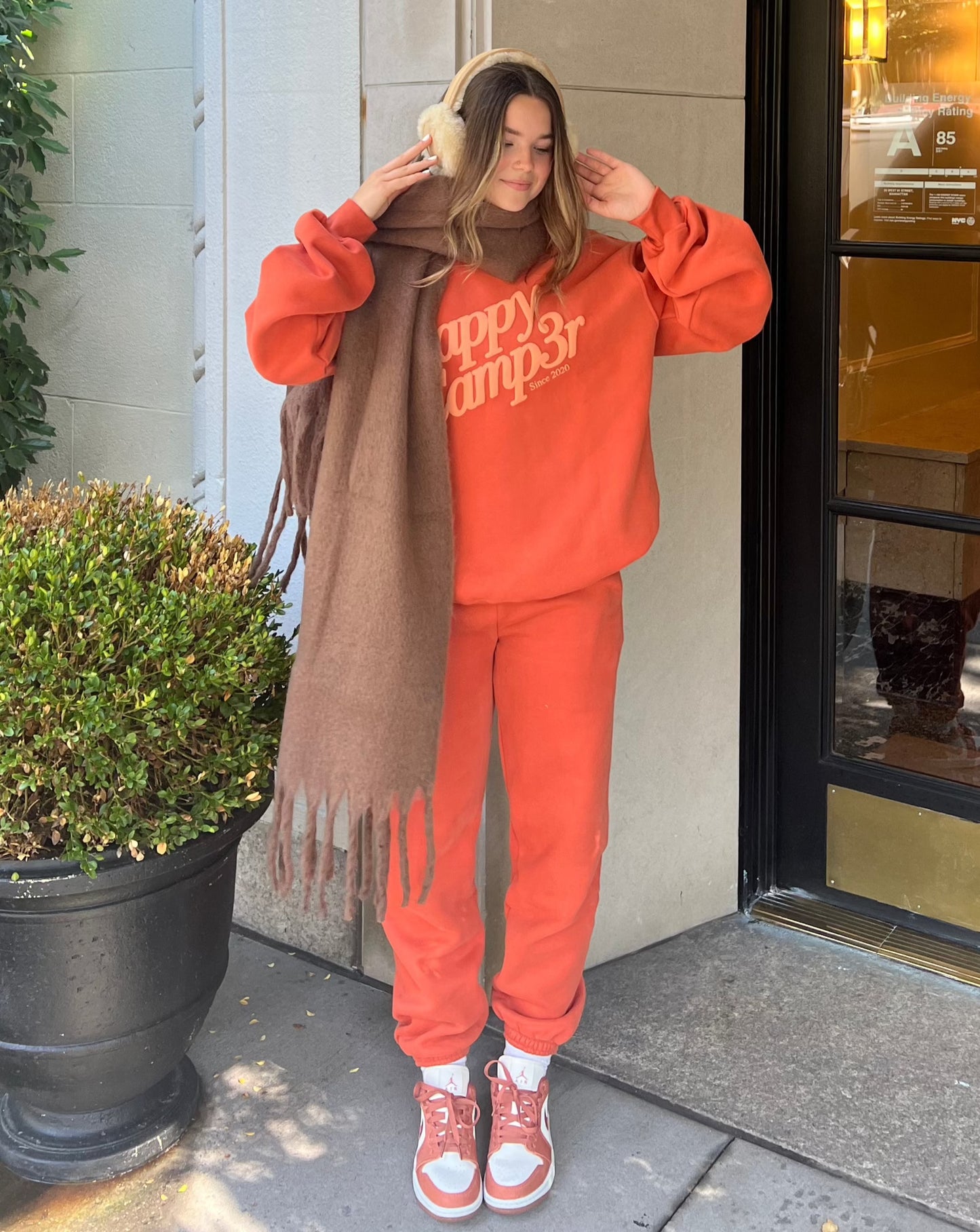 Puff Series Crewneck - Pumpkin