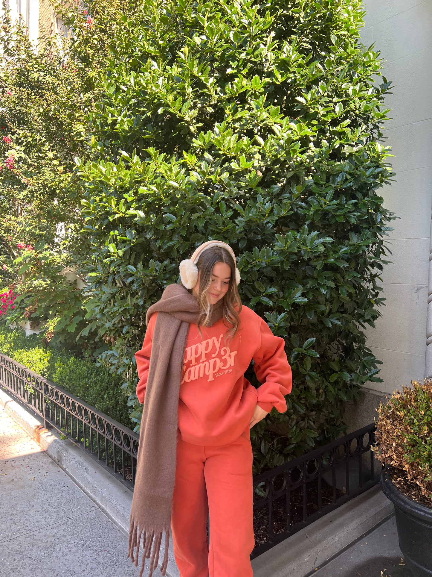 Puff Series Crewneck - Pumpkin