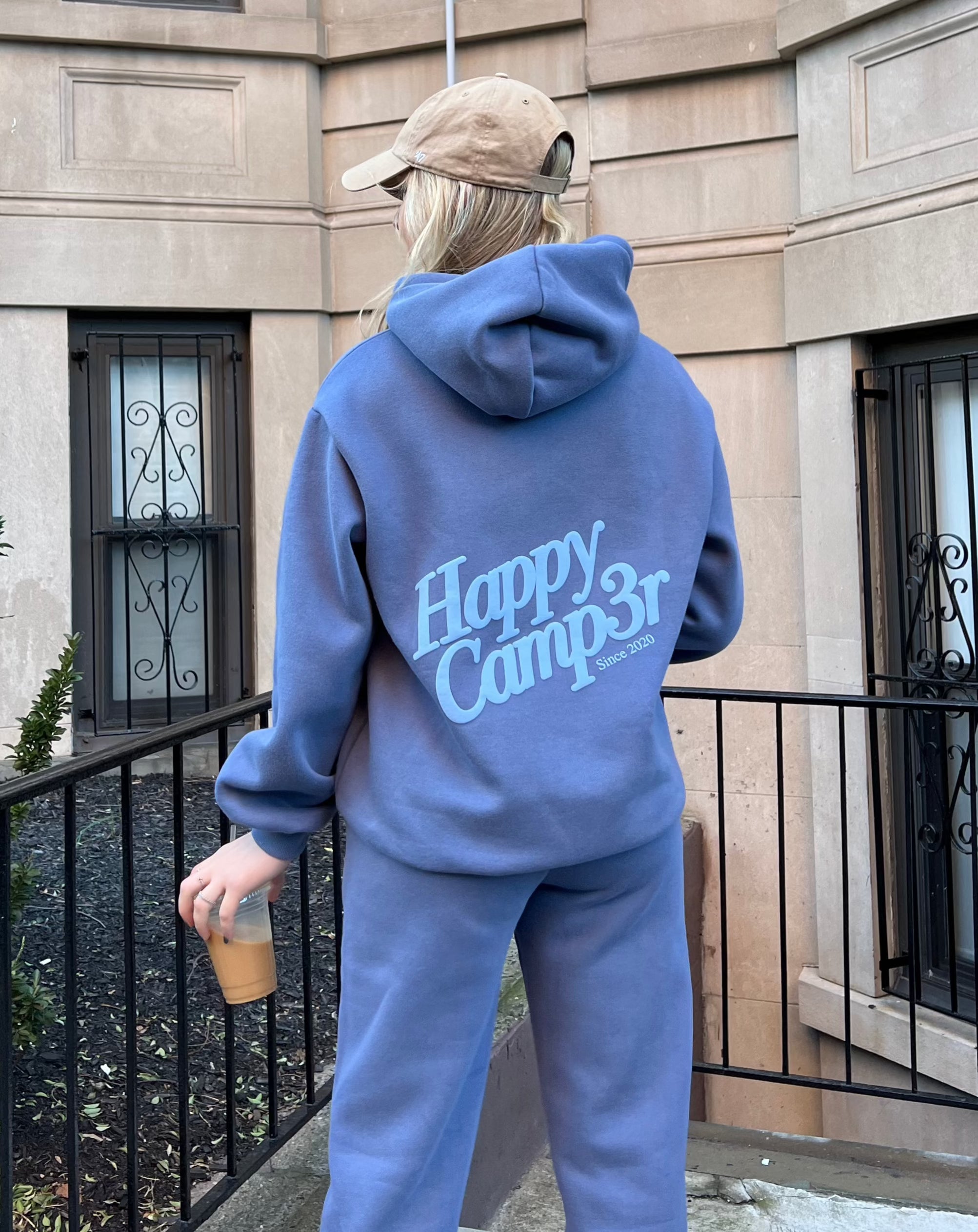 Puff Series Hoodie - Vintage Blue
