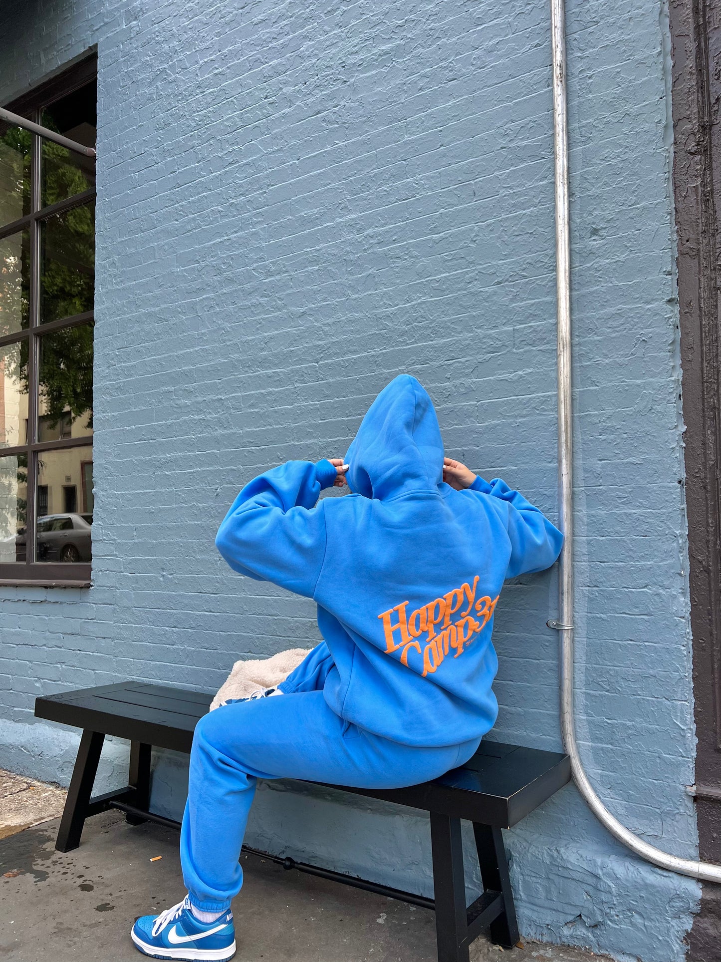 Puff Series Hoodie - Blue Raspberry