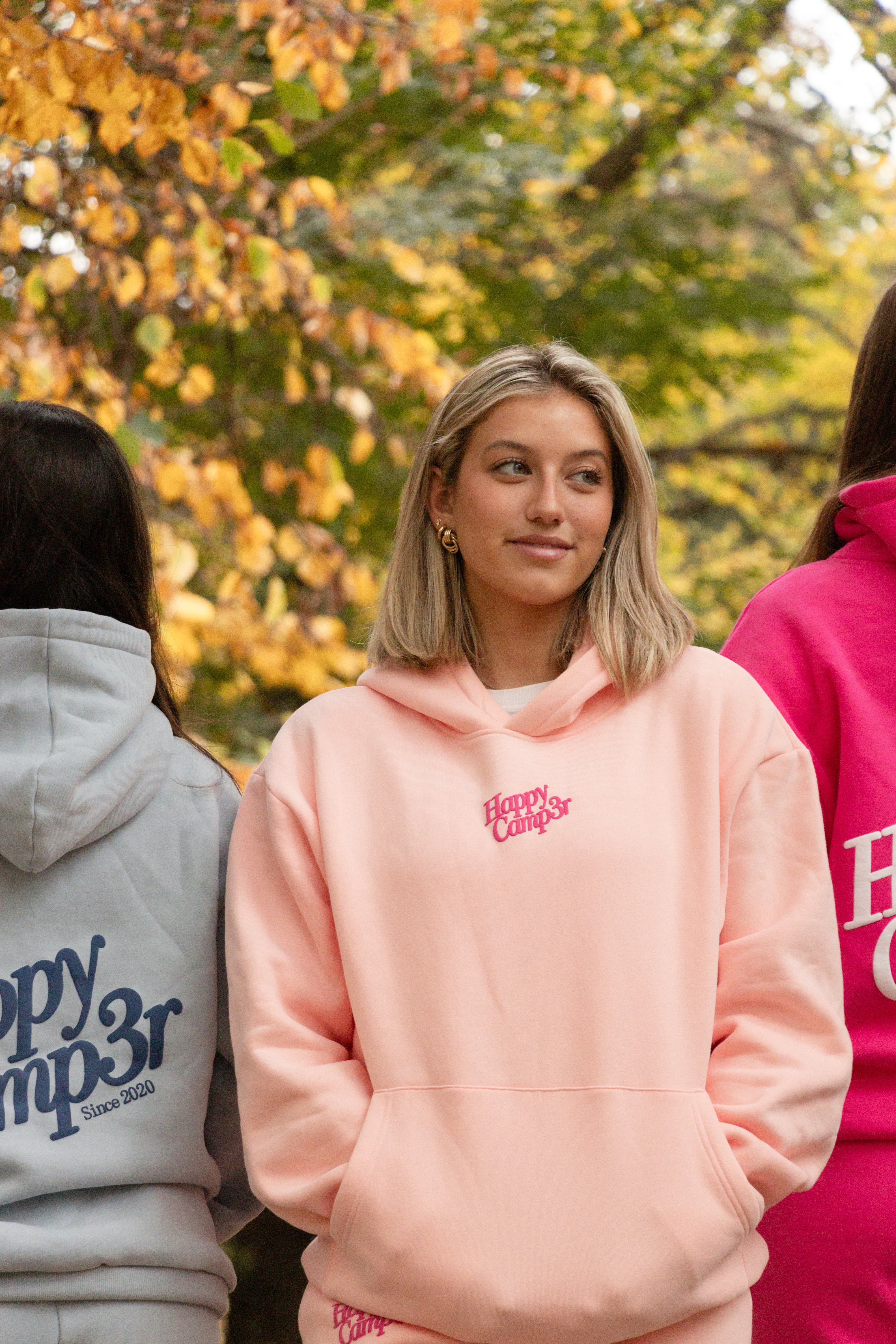 Puff Series Hoodie - Snowy Strawberry