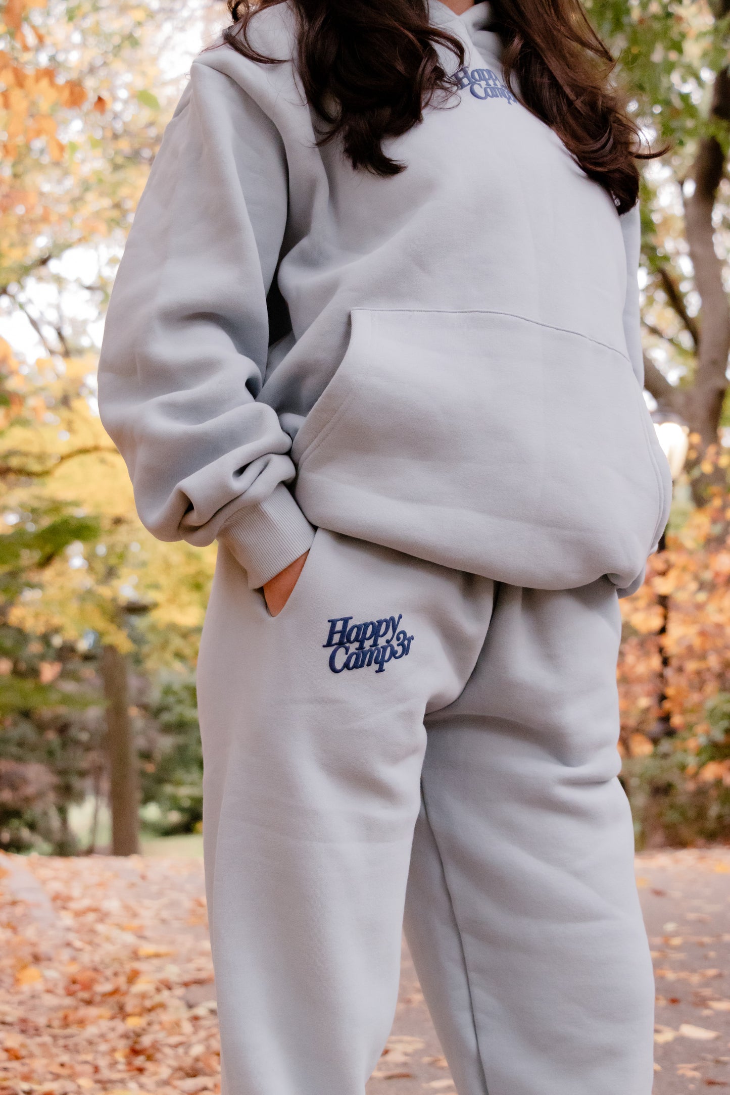Puff Series Sweatpants - Snowflake Blue