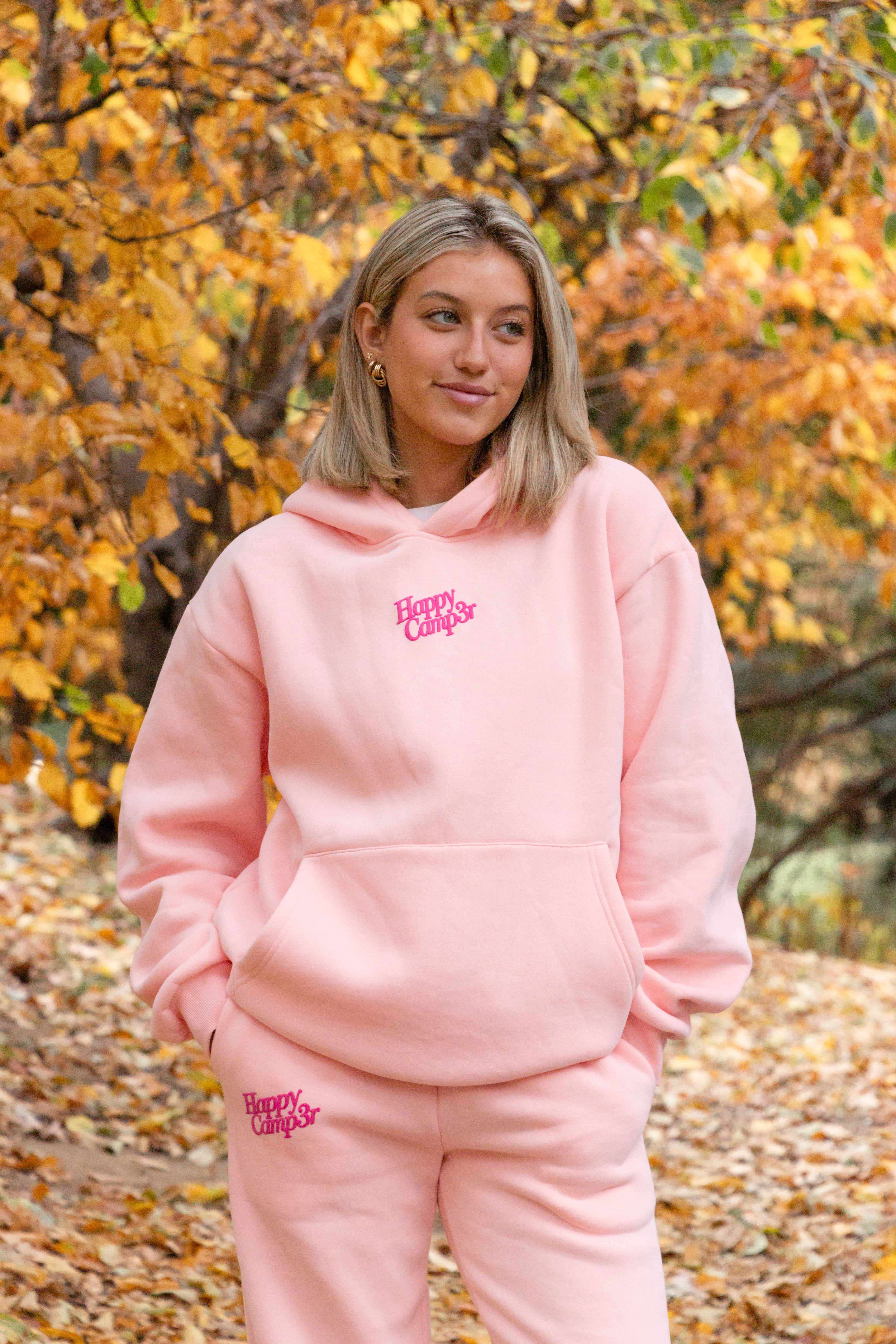 Puff Series Sweatpants - Snowy Strawberry